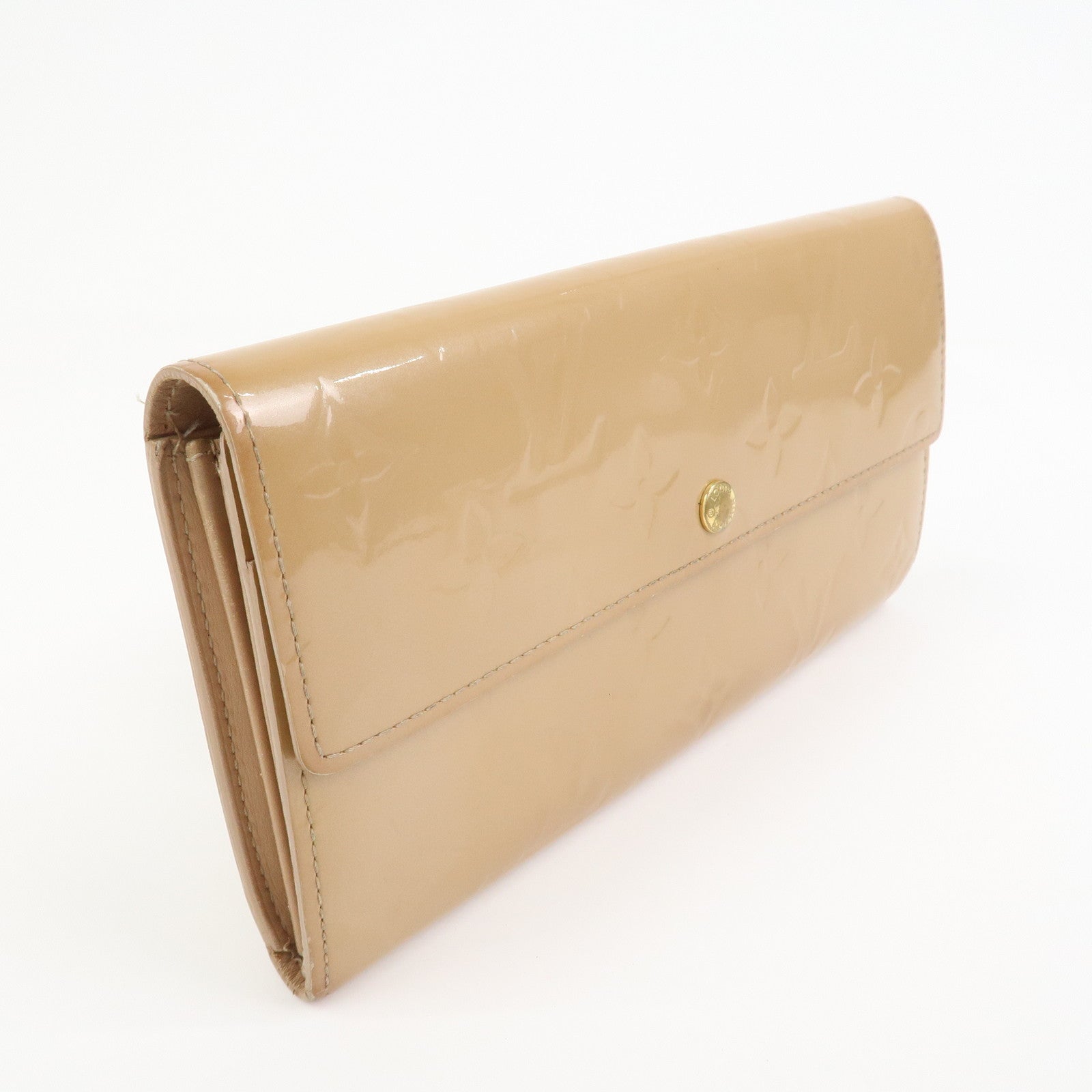 Louis Vuitton Monogram Vernis Leather Portemonnaie Credit M91380