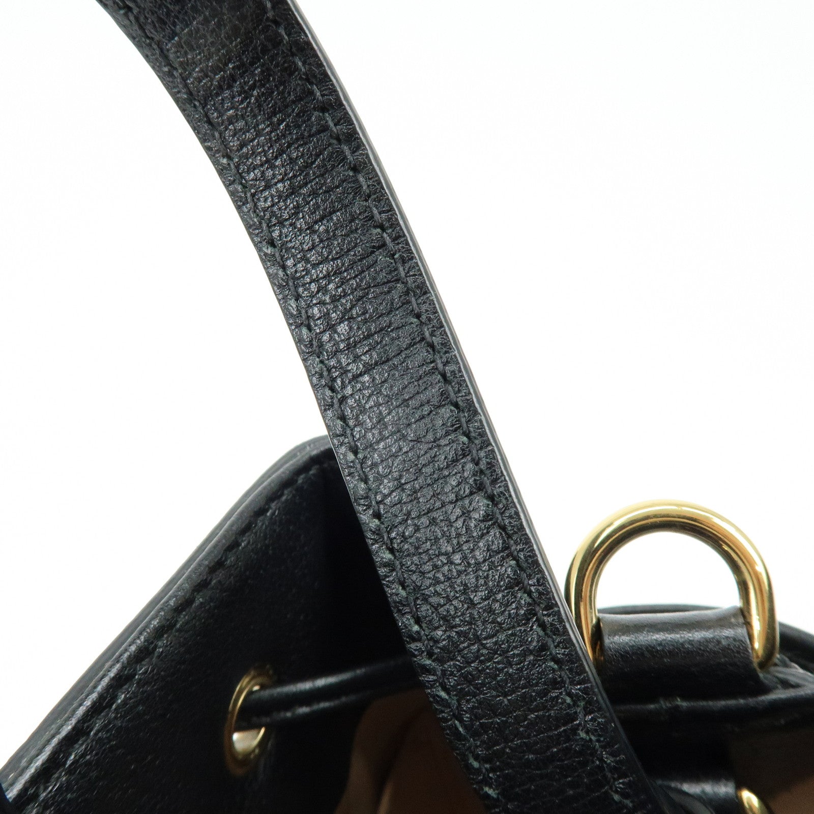 GUCCI Ophidia Sherry GG Marmont 2way Bucket Bag Small Black 610846