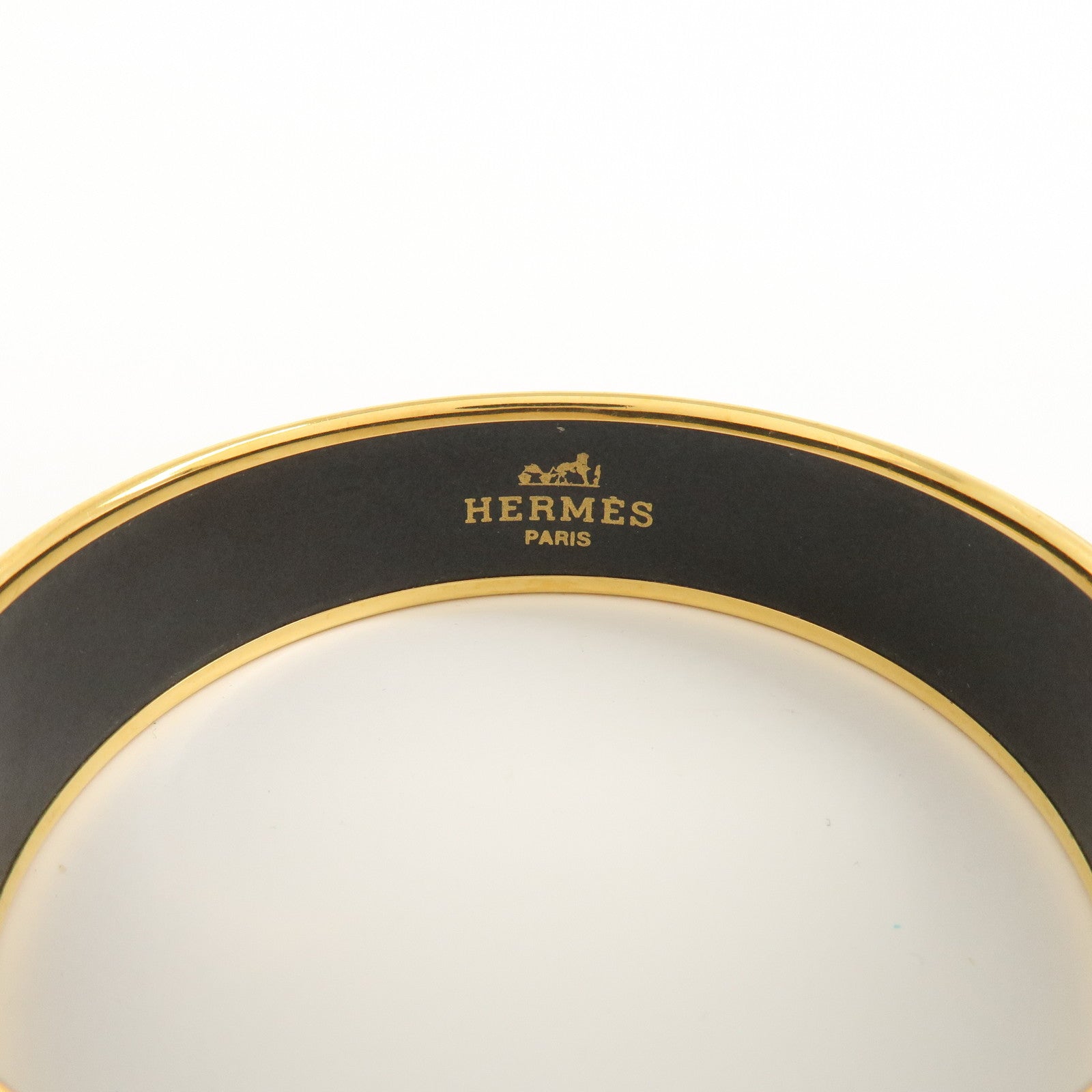 HERMES Email GM Bangle Bracelet Blue Multicolor