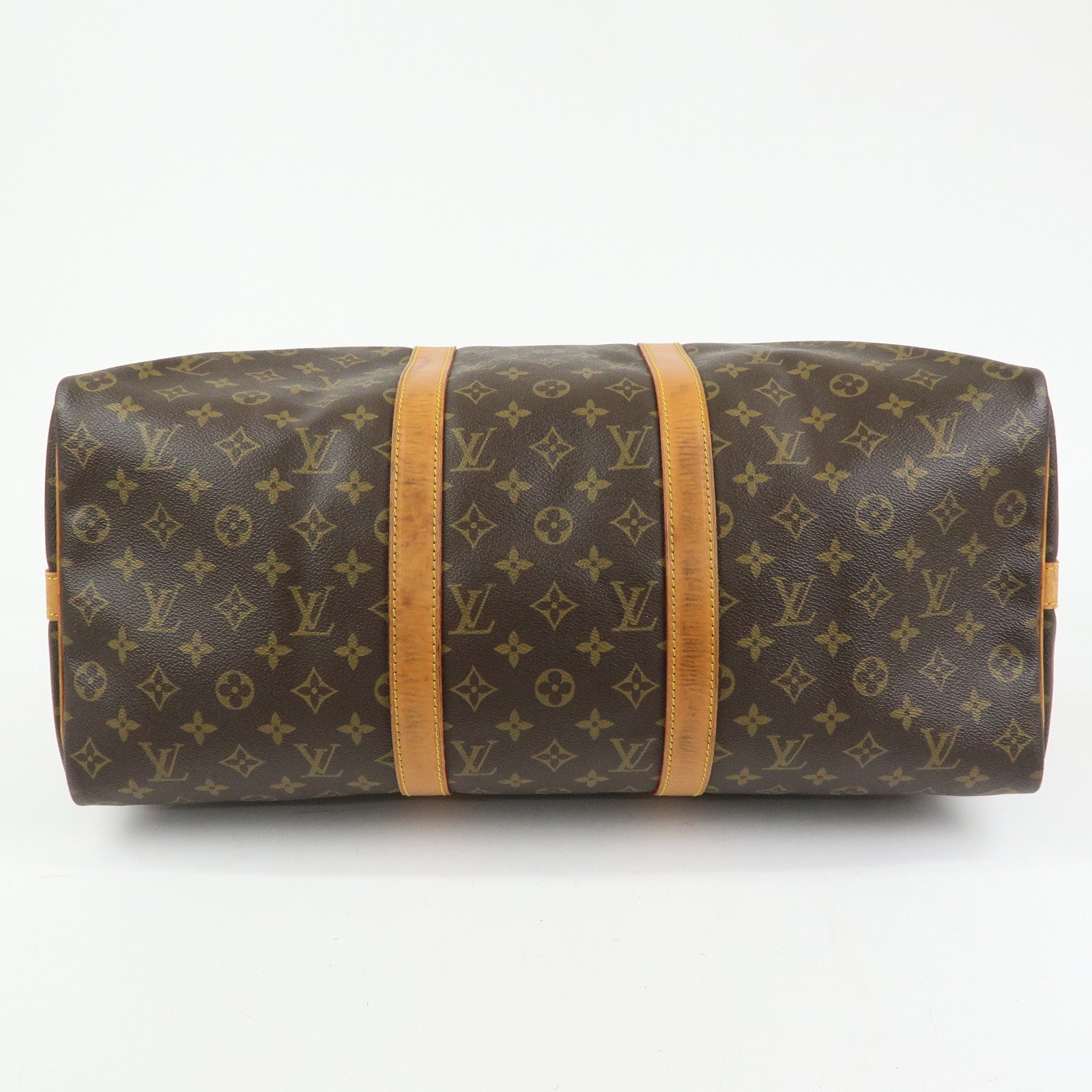 Louis Vuitton Monogram Keep All Bandouliere 50 Boston Bag M41416