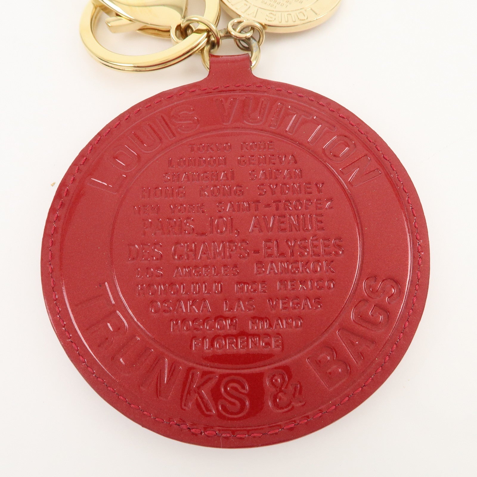 Louis Vuitton Vernis Porte Cles Ron T&B Bag Charm Key Charm M93605