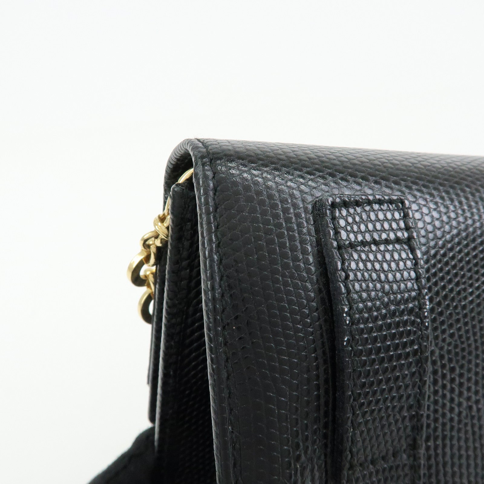 Ferragamo Vara Ribbon Embossed Leather 3Way Bag Chain Shoulder Bag