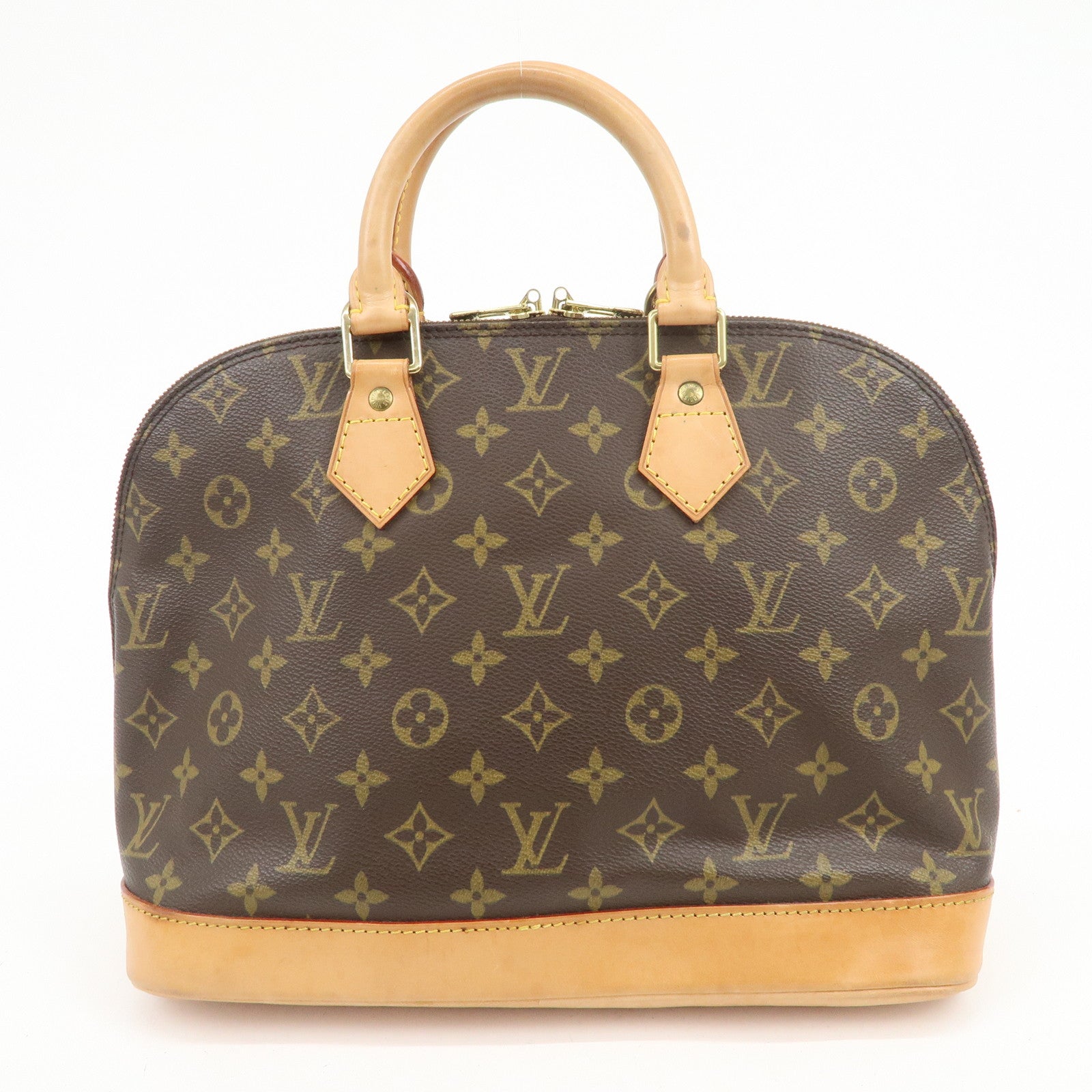 Louis Vuitton Monogram Canvas Alma Hand Bag Brown M51130
