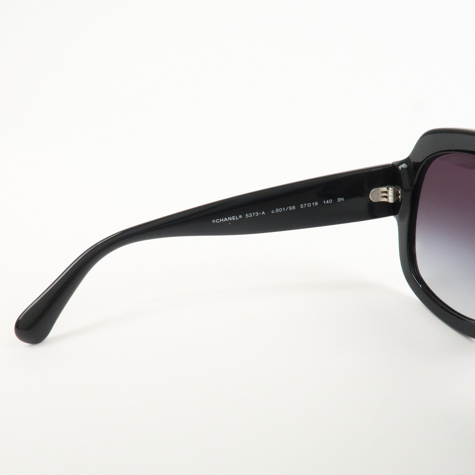 CHANEL COCO Mark Plastic Sunglasses 5373-A c.501/S6 57□19 140 3N