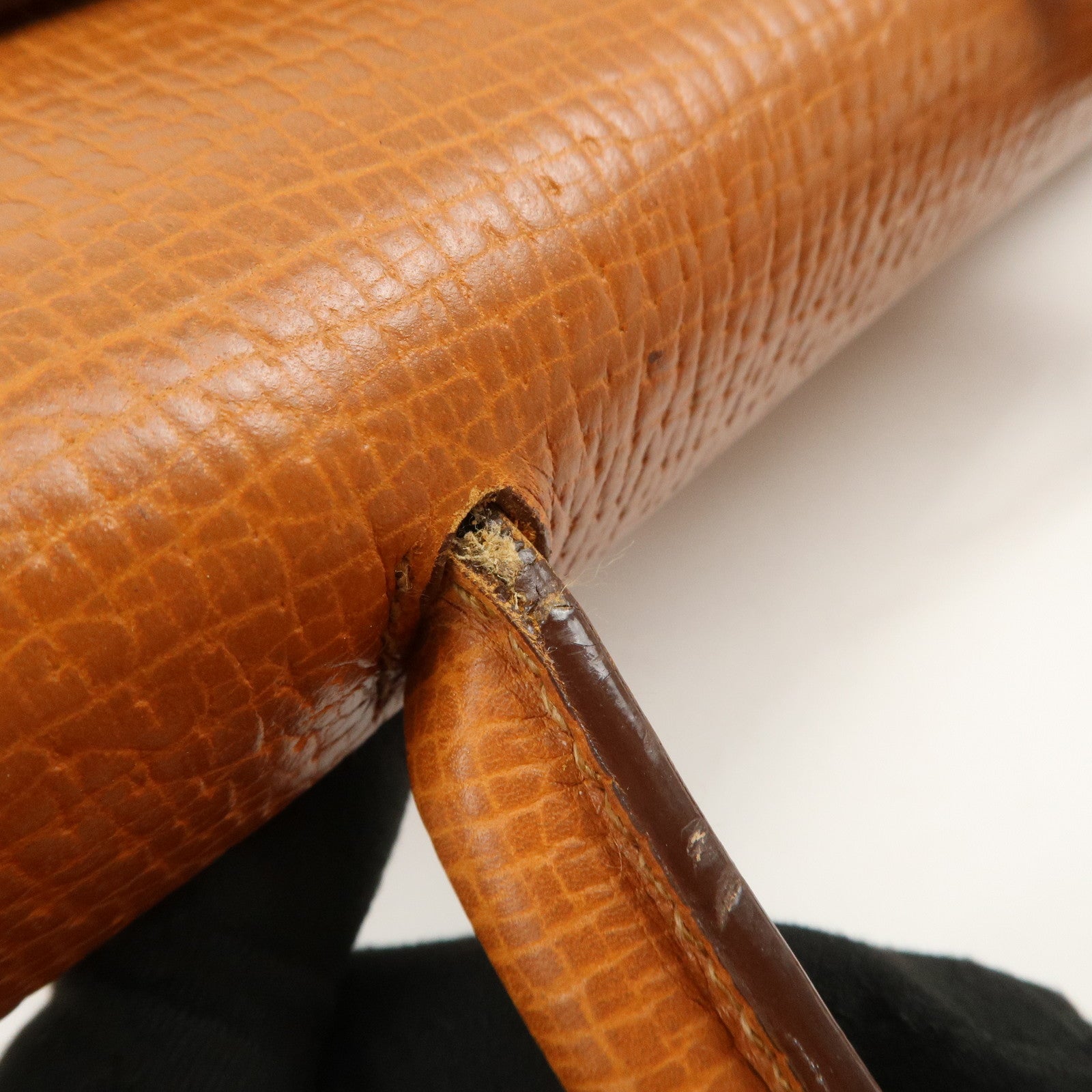 LOEWE Anagram Barcelona 2WAY Bag Shoulder Bag Hand Bag Brown