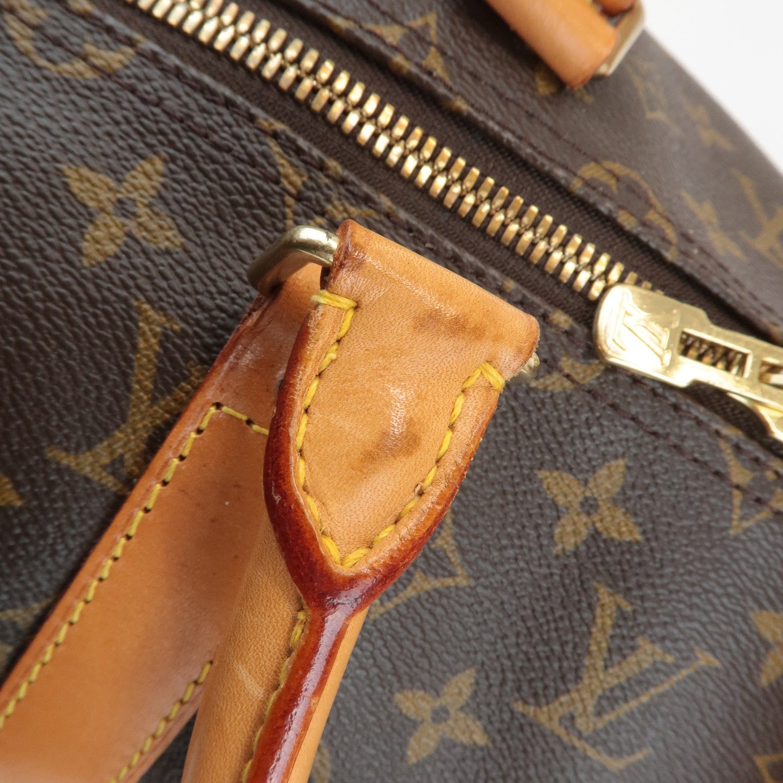 Louis Vuitton Monogram Keep All Bandouliere 55 Boston Bag Brown M41414 Used