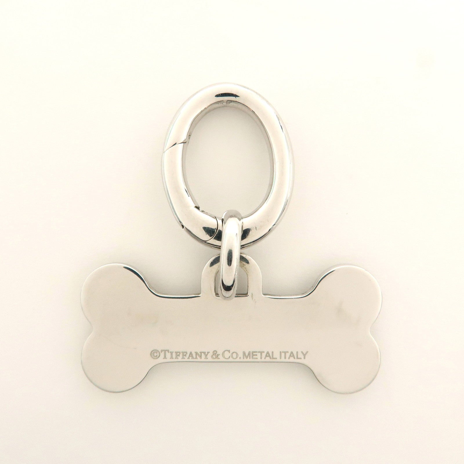 Tiffany & Co. Sterling Silver Dog Born Charm Pet Accessories Silver