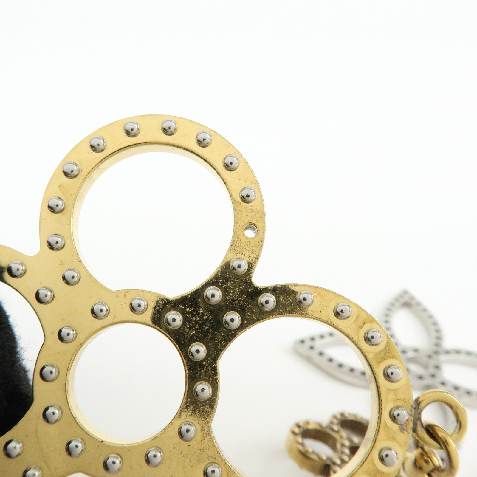 Louis Vuitton Bijoux Sac Tapage Metal Bag Charm Gold Silver M65090