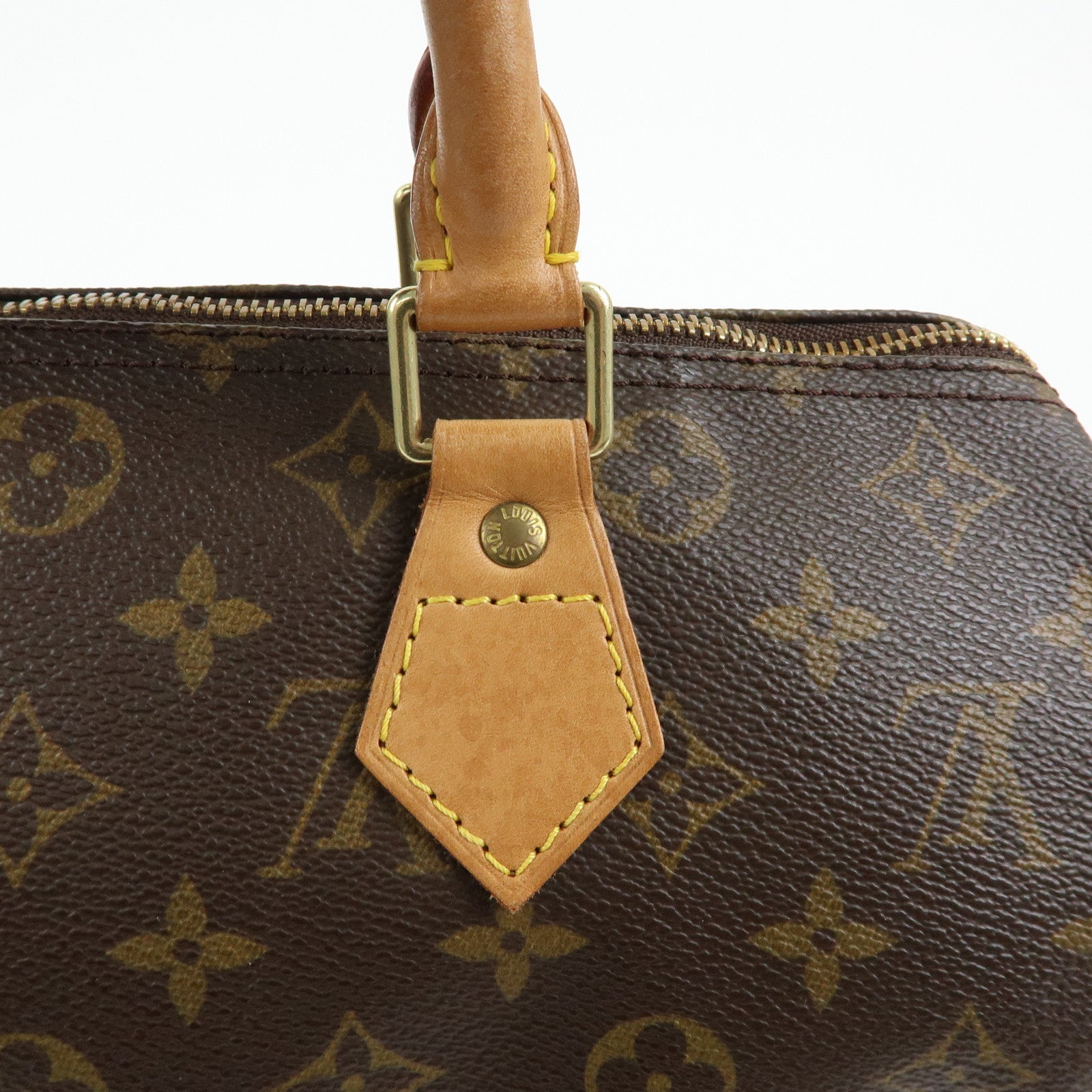 Louis Vuitton Monogram Speedy 30 Boston Bag Hand Bag Brown M41526