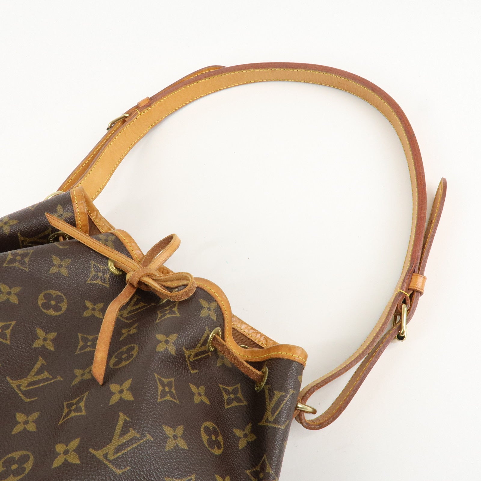 Louis Vuitton Monogram Petit Noe Shoulder Bag Brown M42226 Used
