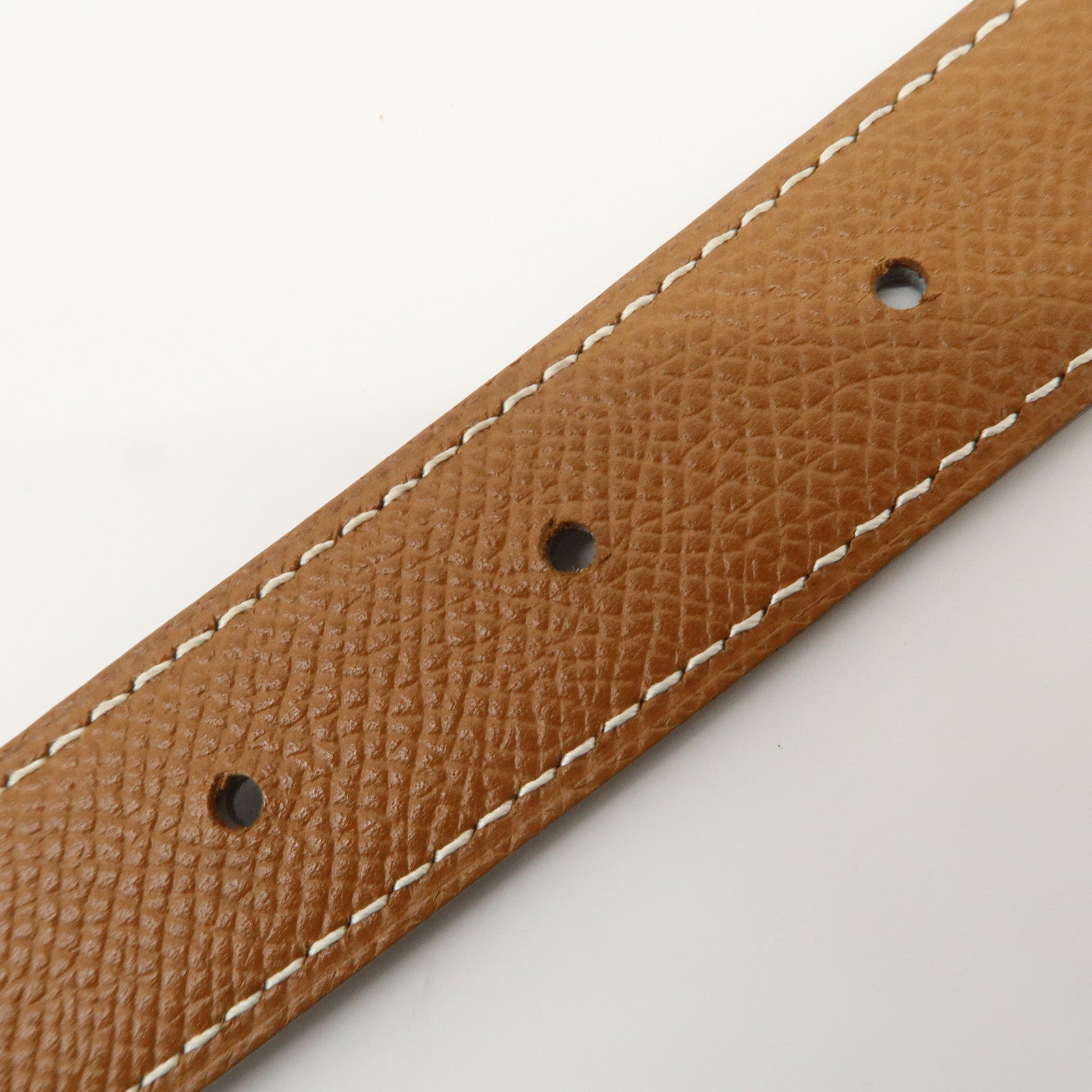 HERMES H Buckle Reversible Constance Belt 65 □D Stamped Black