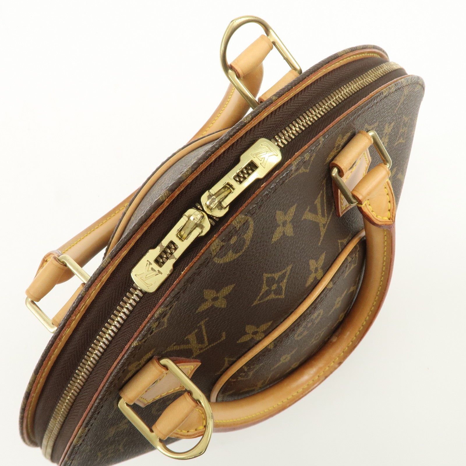 Louis Vuitton Monogram Canvas Ellipse PM Hand Bag Brown M51127