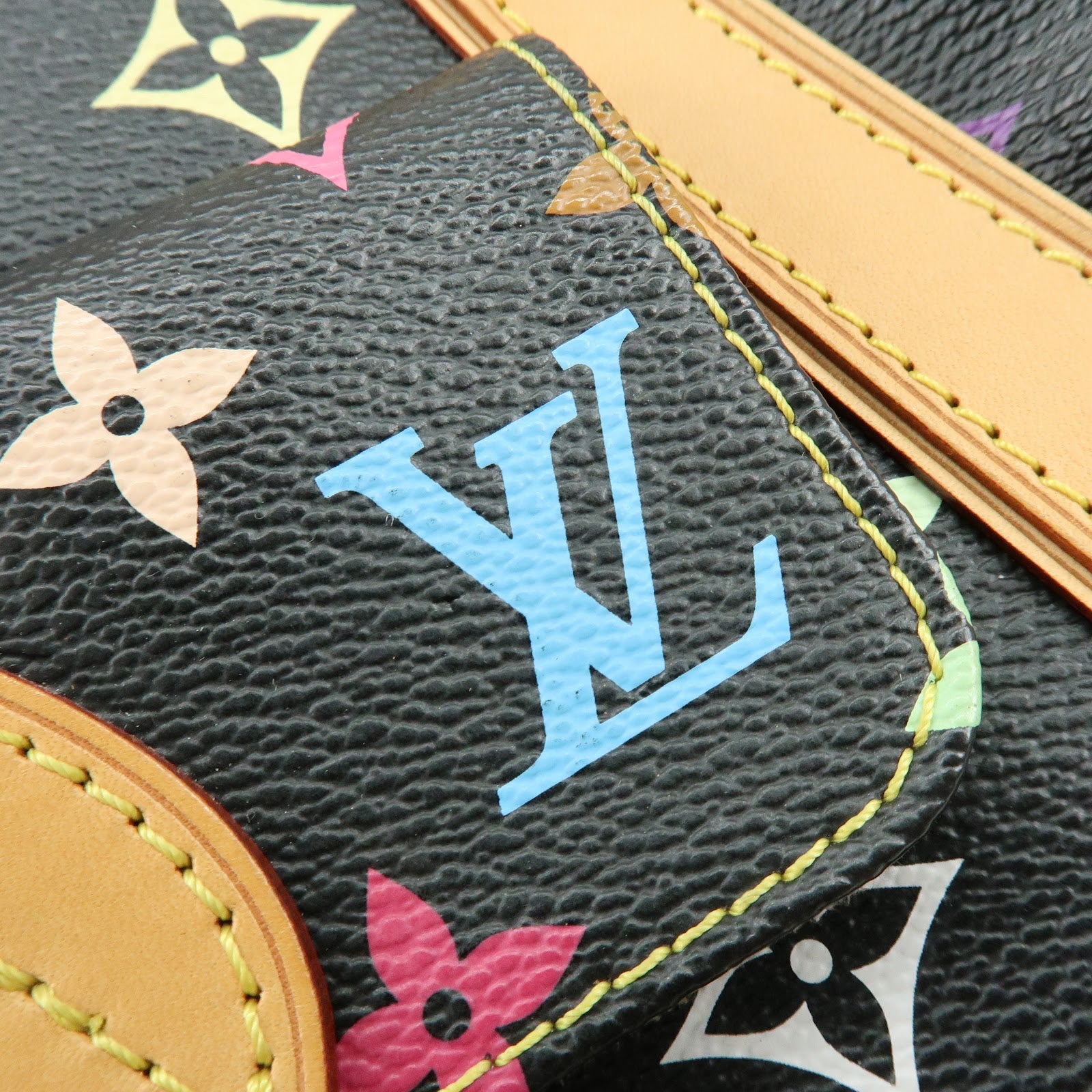 Louis Vuitton Monogram Multicolor Priscilla Hand Bag Noir M40097