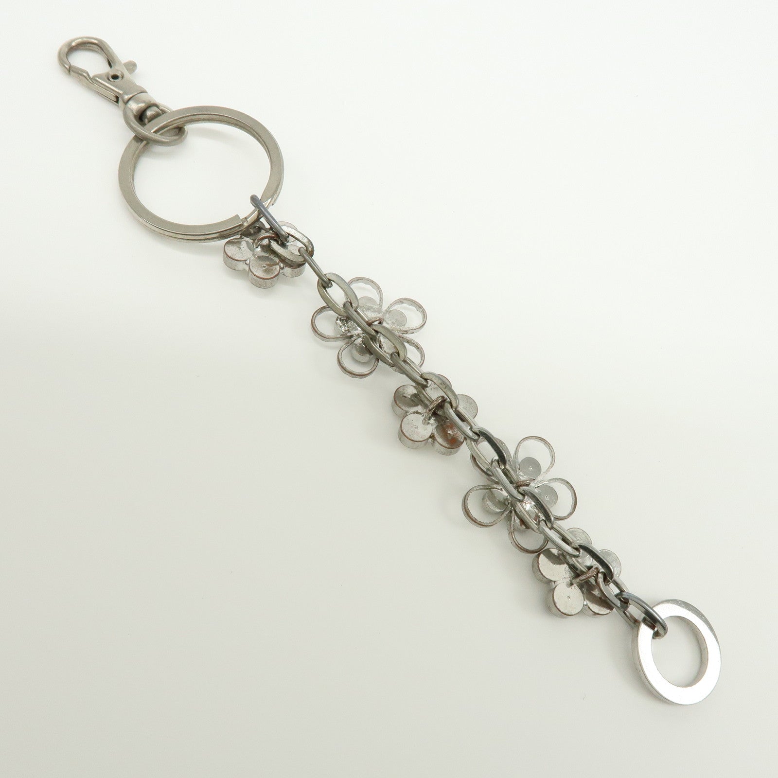 ANTEPRIMA Set of 4 PVC Wire Hand Bag Pouch Bag Charm Silver Gold