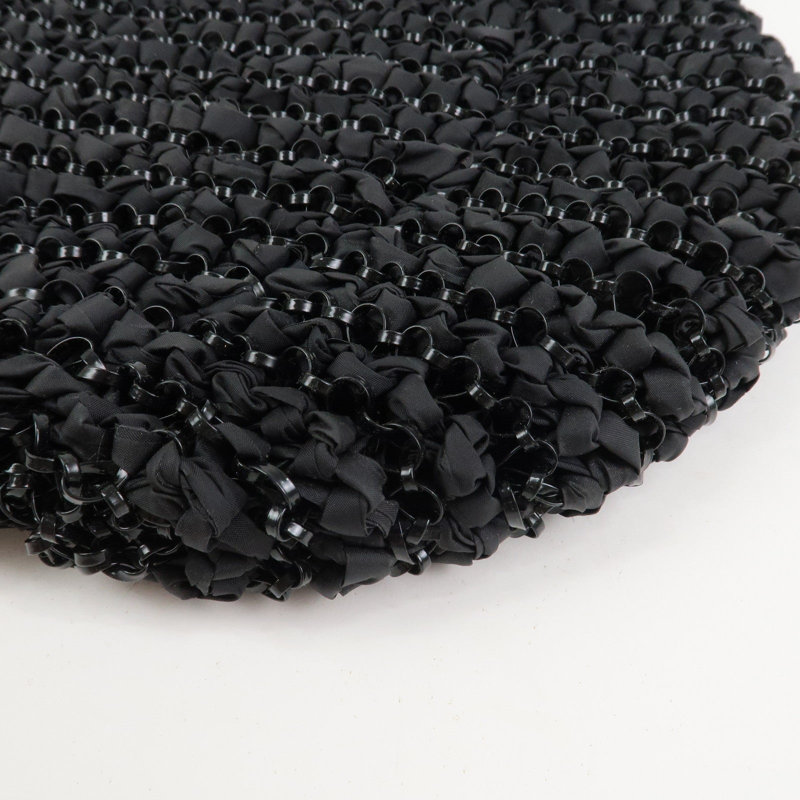 ANTEPRIMA PVC Nylon Hand Bag Shoulder Bag Black