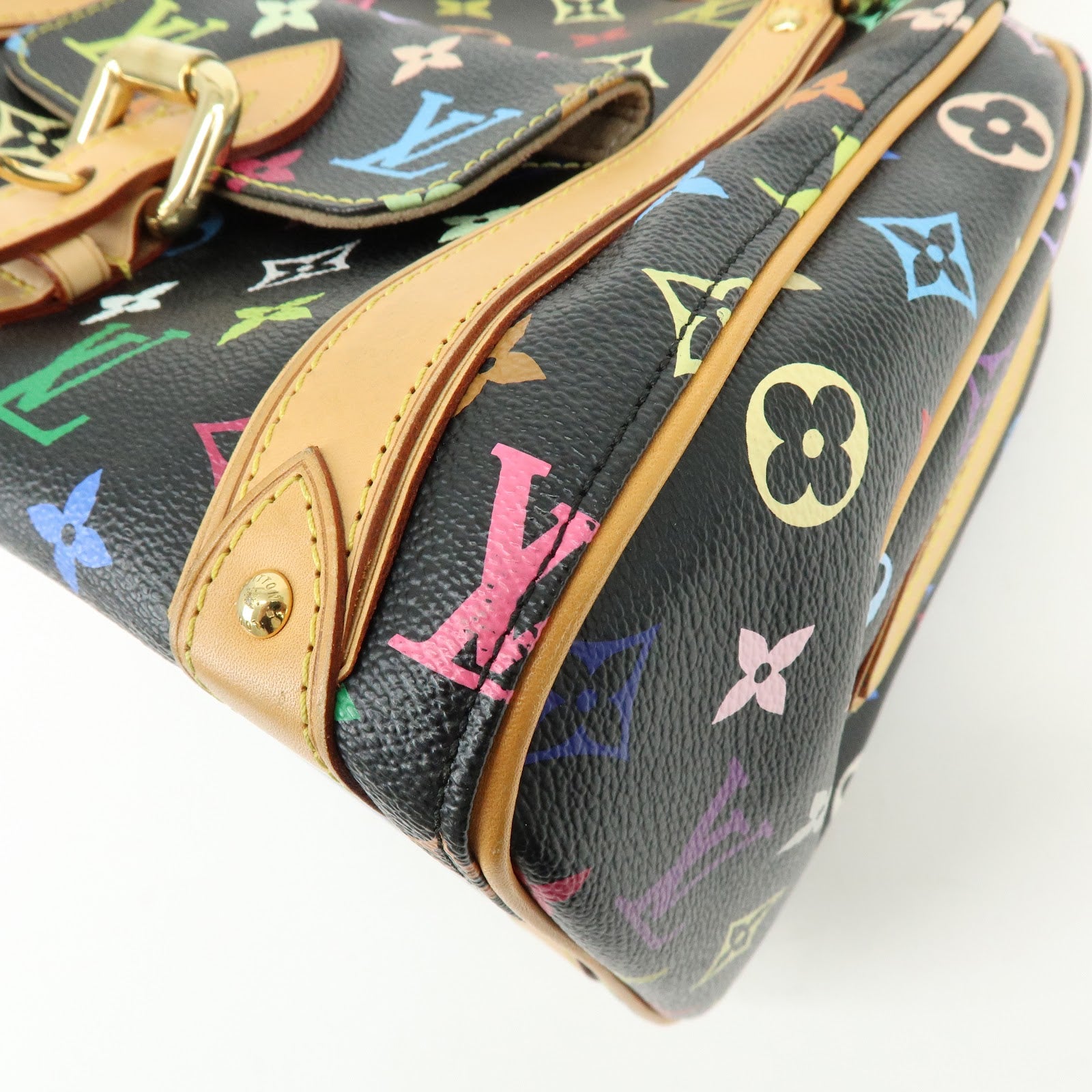 Louis Vuitton Monogram Multicolor Priscilla Hand Bag Noir M40097