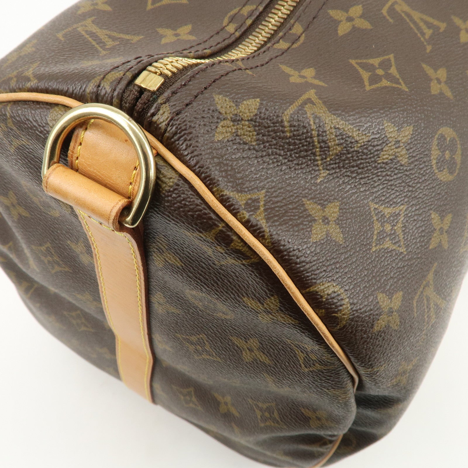 Louis Vuitton Monogram Keep All Bandouliere 55 Boston Bag M41414