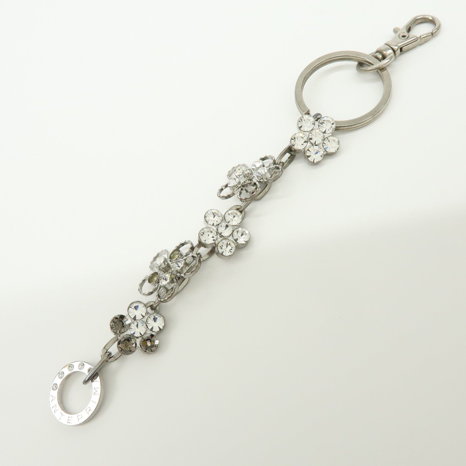 ANTEPRIMA Set of 4 PVC Wire Hand Bag Pouch Bag Charm Silver Gold