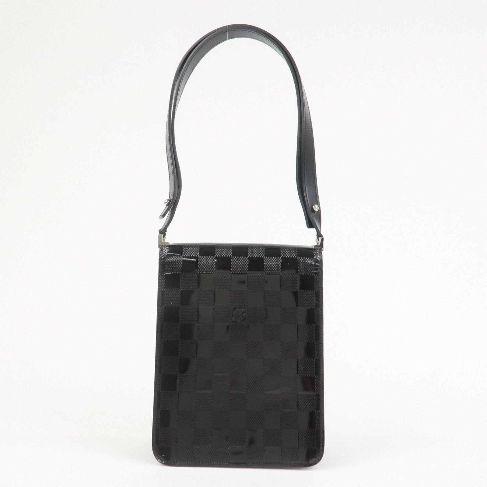 Louis Vuitton Damier Vernis Club Shoulder Bag Noir M92127