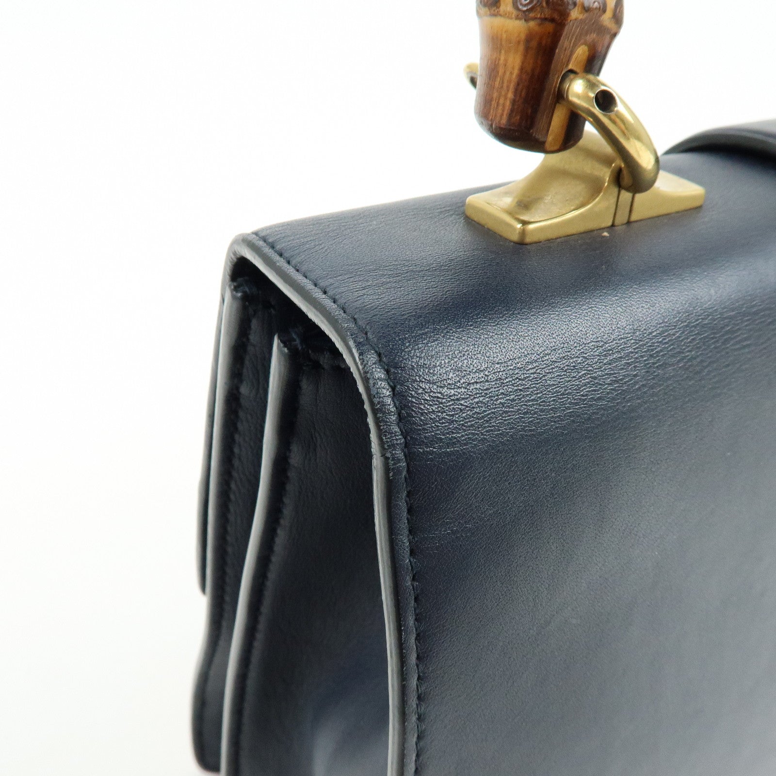 GUCCI Dionysus Bamboo Leather 2Way Bag Hand Bag Shoulder Bag 448075