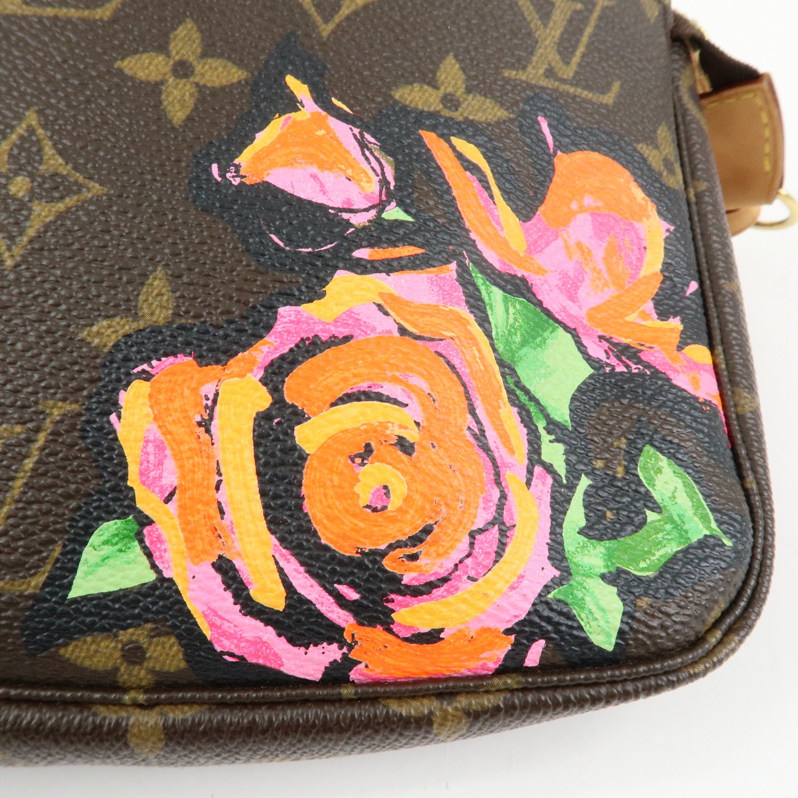 Louis Vuitton Monogram Rose Pochette Accessoires Pouch M48615