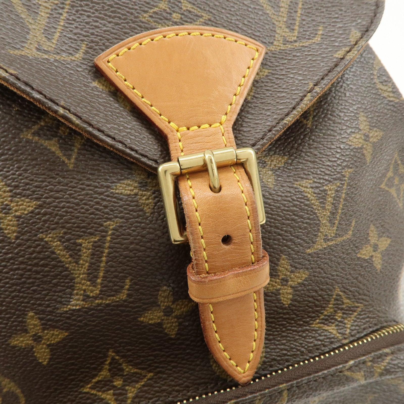 Louis Vuitton Monogram Canvas Montsouris MM Backpack Brown M51136