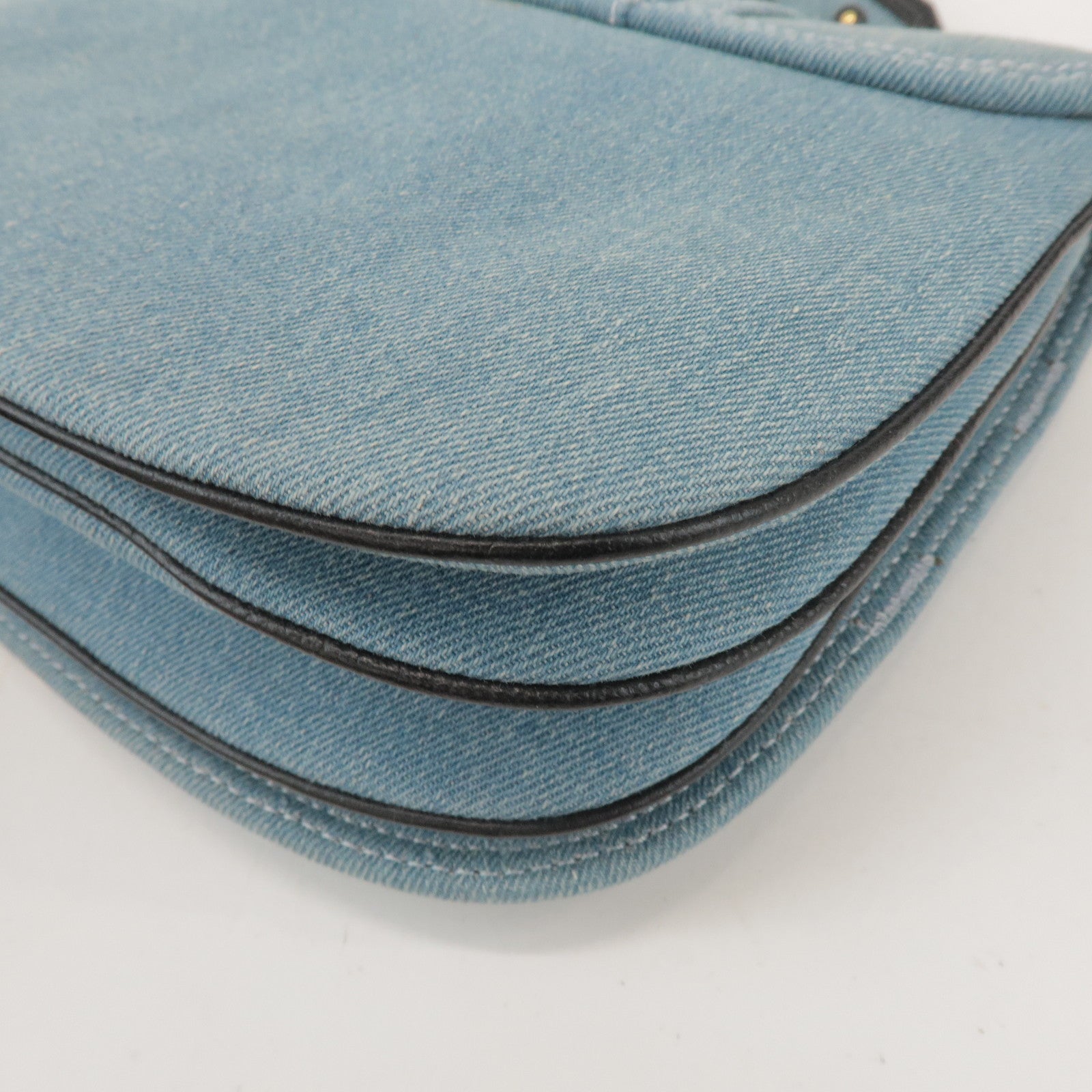 Chloe See by Chloe Hana Denim Leather Shoulder Bag Denim