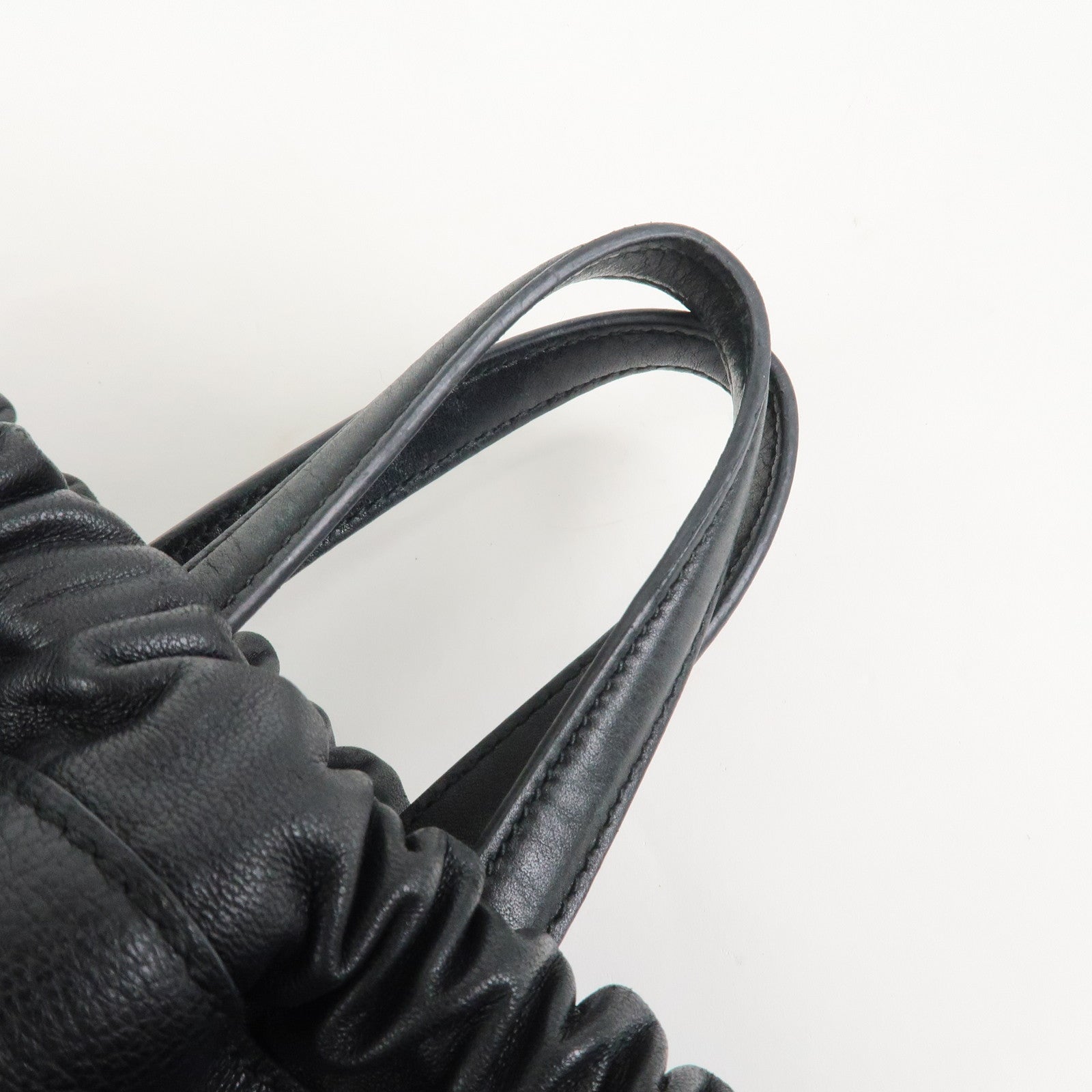 GUCCI Sherry Leather Backpack Rucksack Black 516639