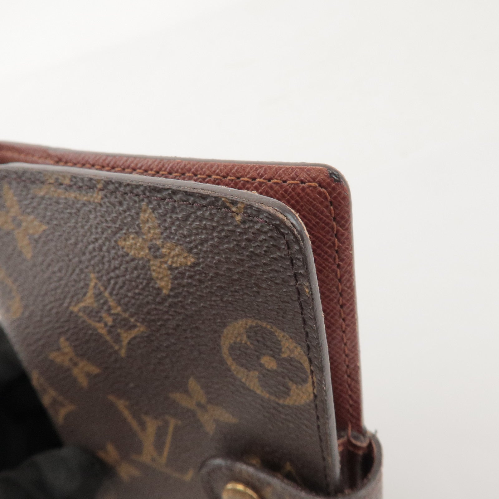 Louis Vuitton Monogram Agenda PM Canvas Planner Cover Brown R20005