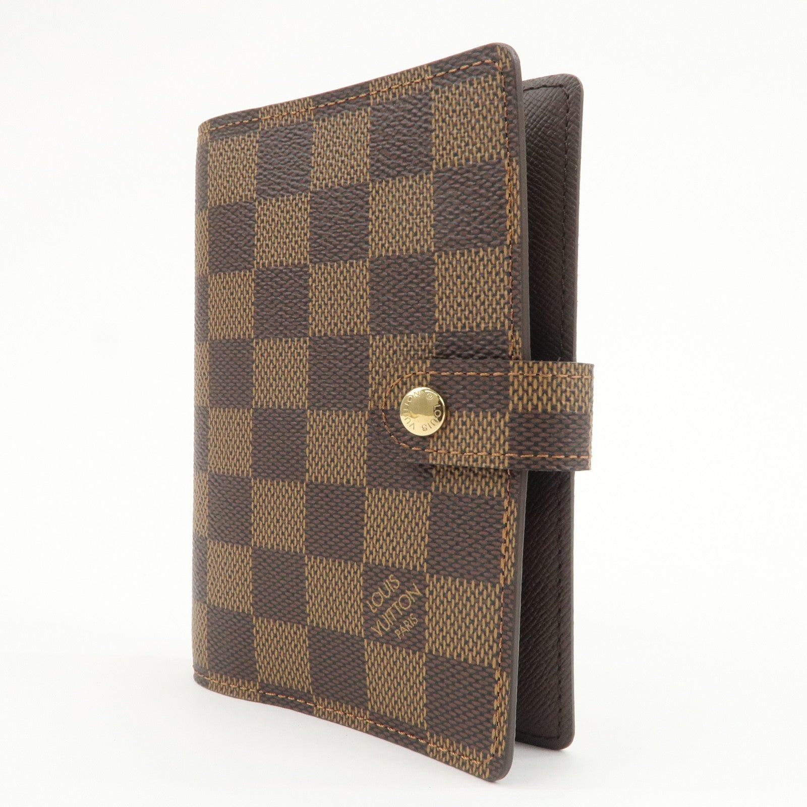 Louis Vuitton Damier Agenda PM Planner Cover Brown R20700
