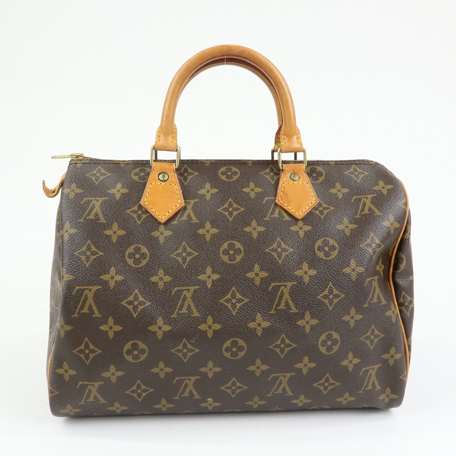 Louis Vuitton Monogram Speedy 30 Boston Bag Hand Bag Brown M41526