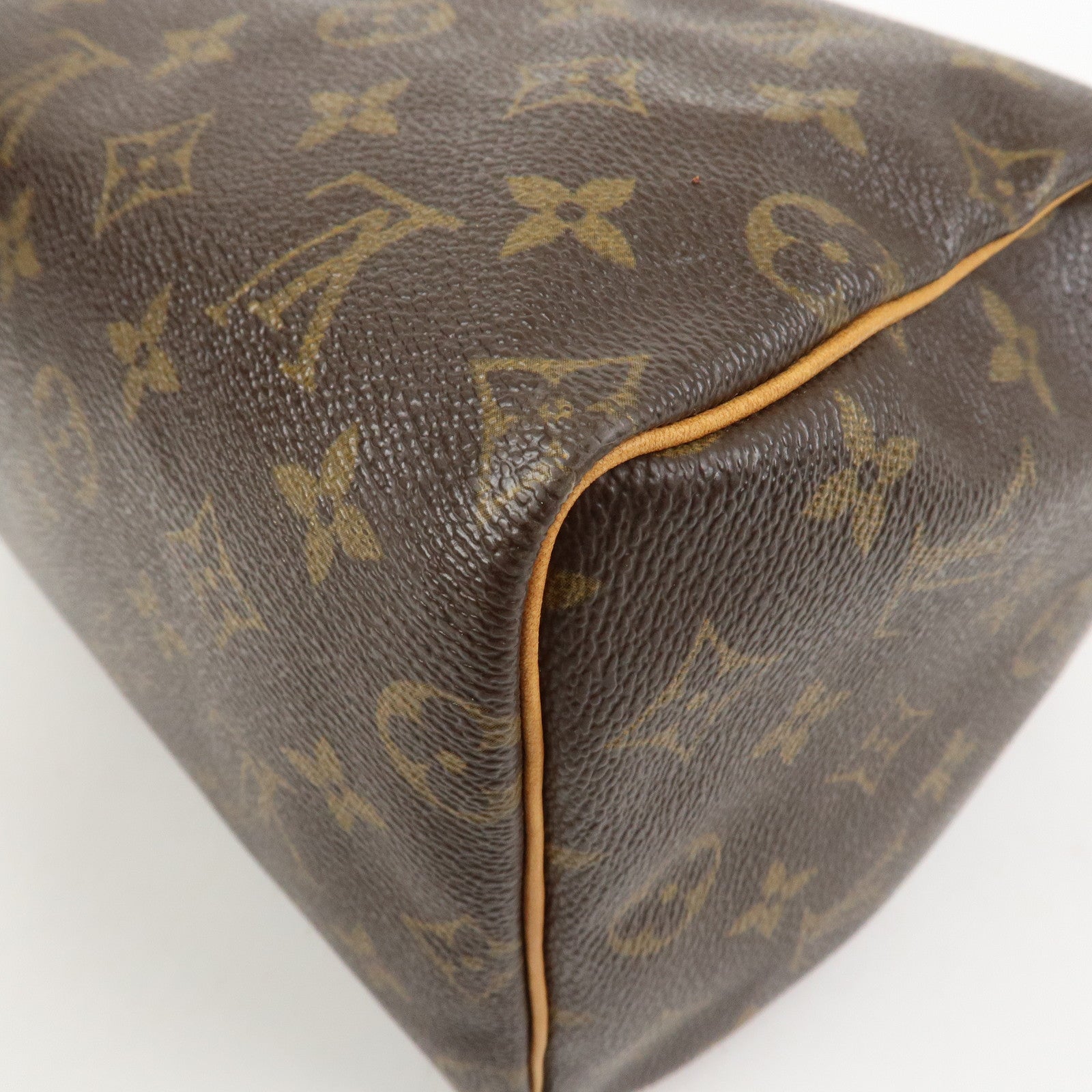 Louis Vuitton Monogram Speedy 25 Boston Bag Hand Bag Brown M41528