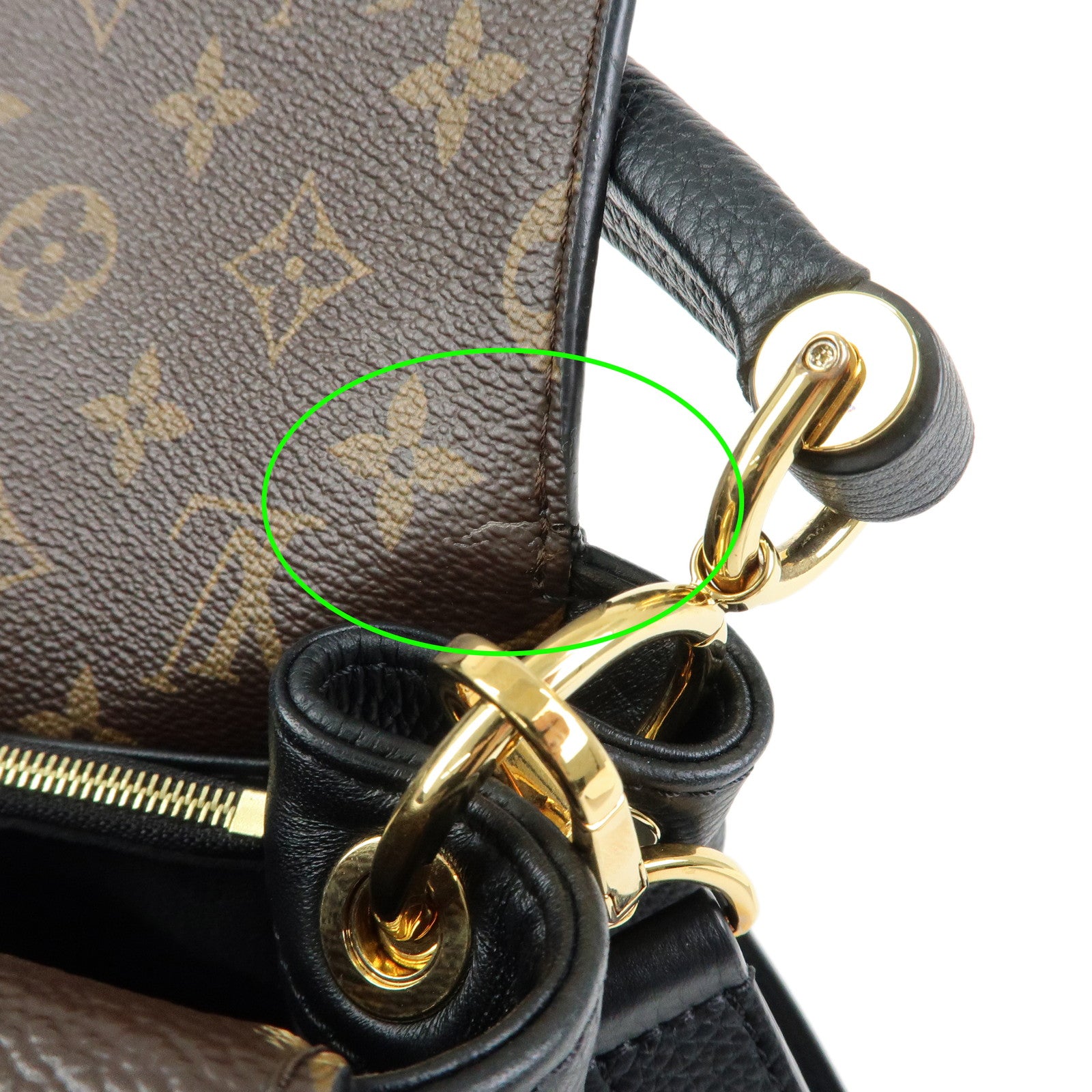 Louis Vuitton Monogram Double V 2Way Bag Shoulder Bag Noir M54439