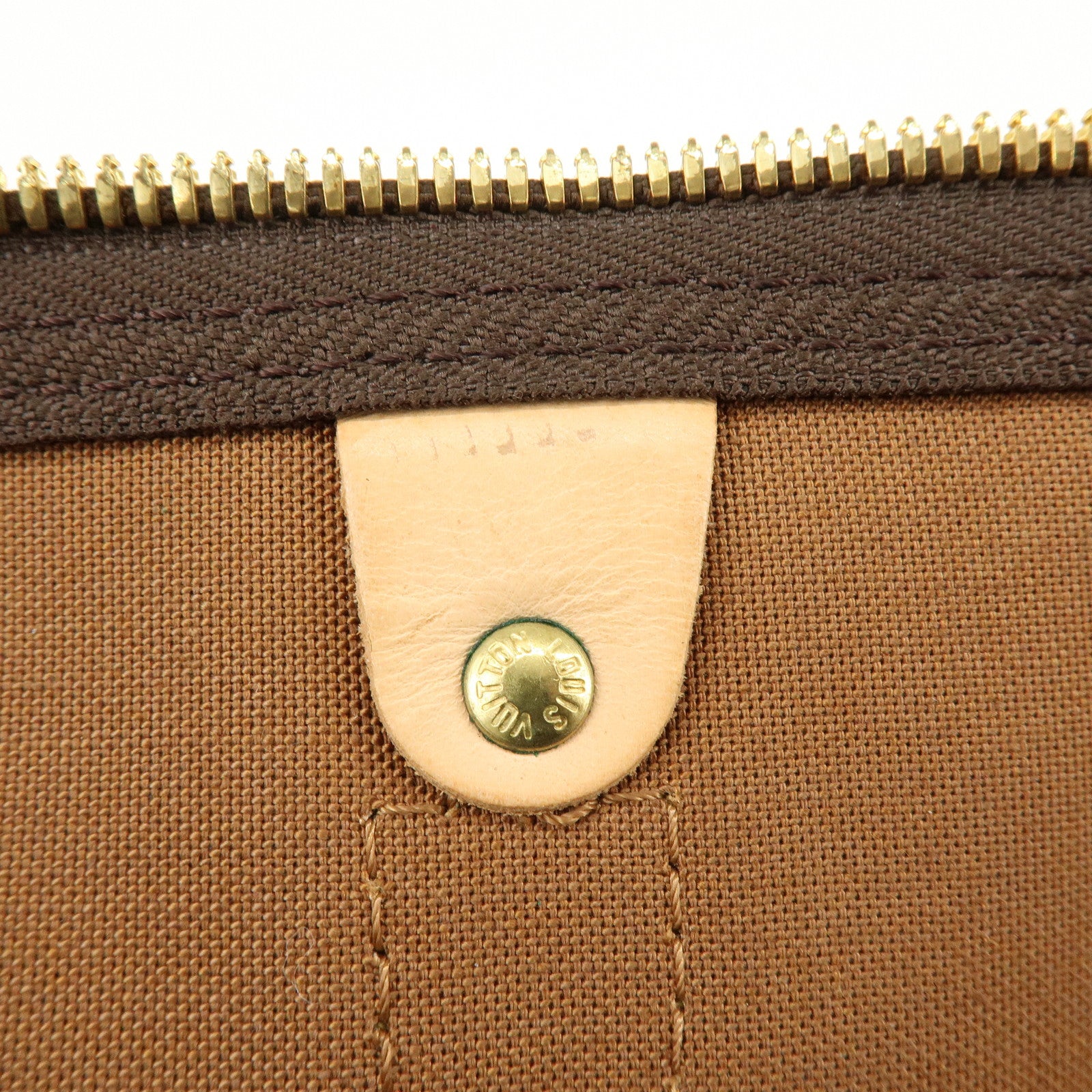 Louis Vuitton Monogram Keep All 55 Boston Bag Brown M41424