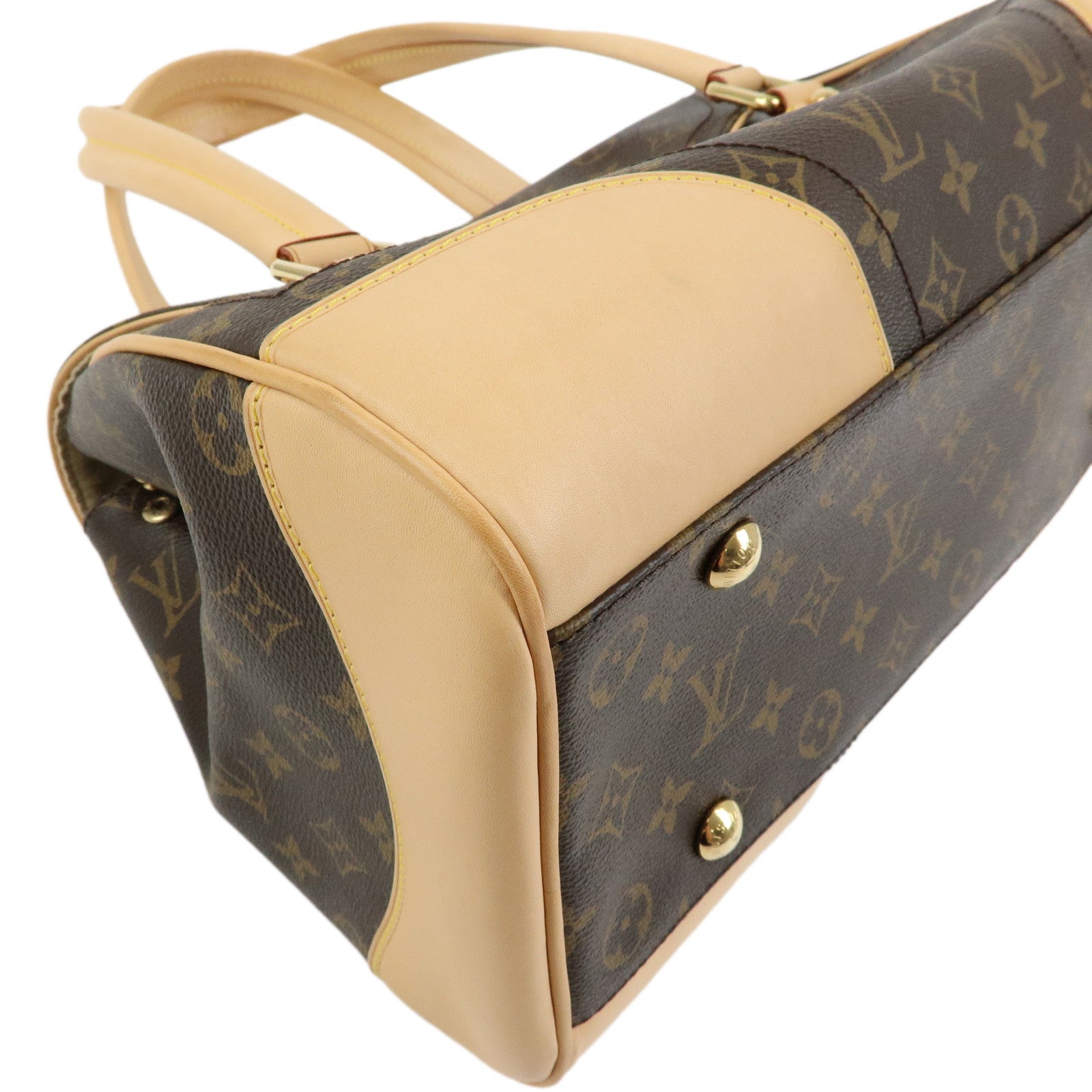 Louis Vuitton Monogram Beverly GM Shoulder Hand Bag Brown M40120