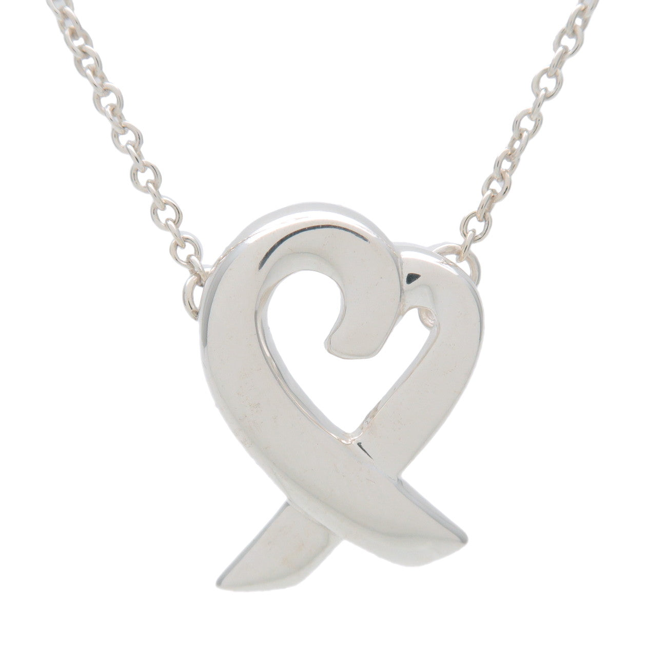 Tiffany & Co Loving Heart Necklace Small SV925 Silver