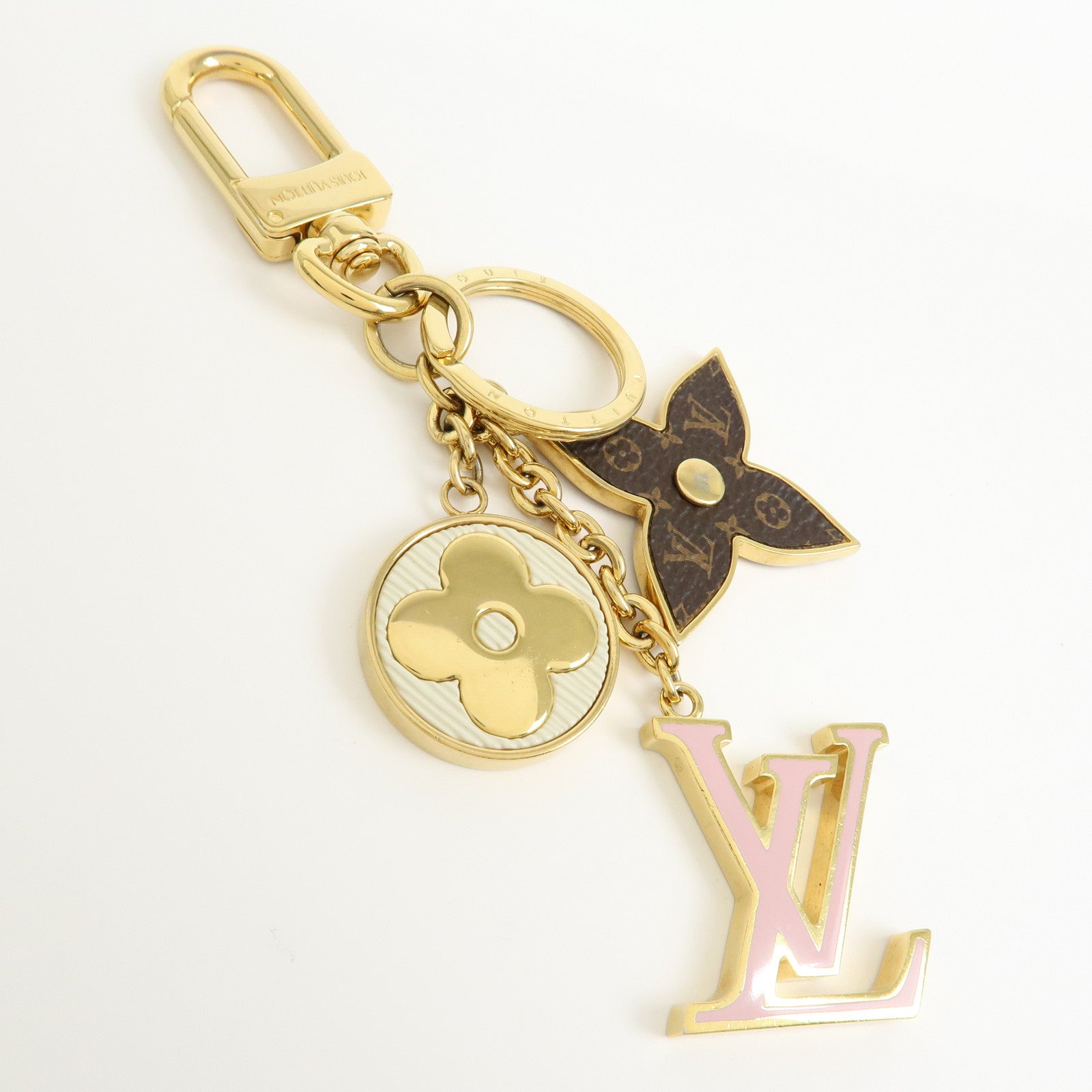 Louis Vuitton Porte Cles Spring Street Bag Charm Gold M69008