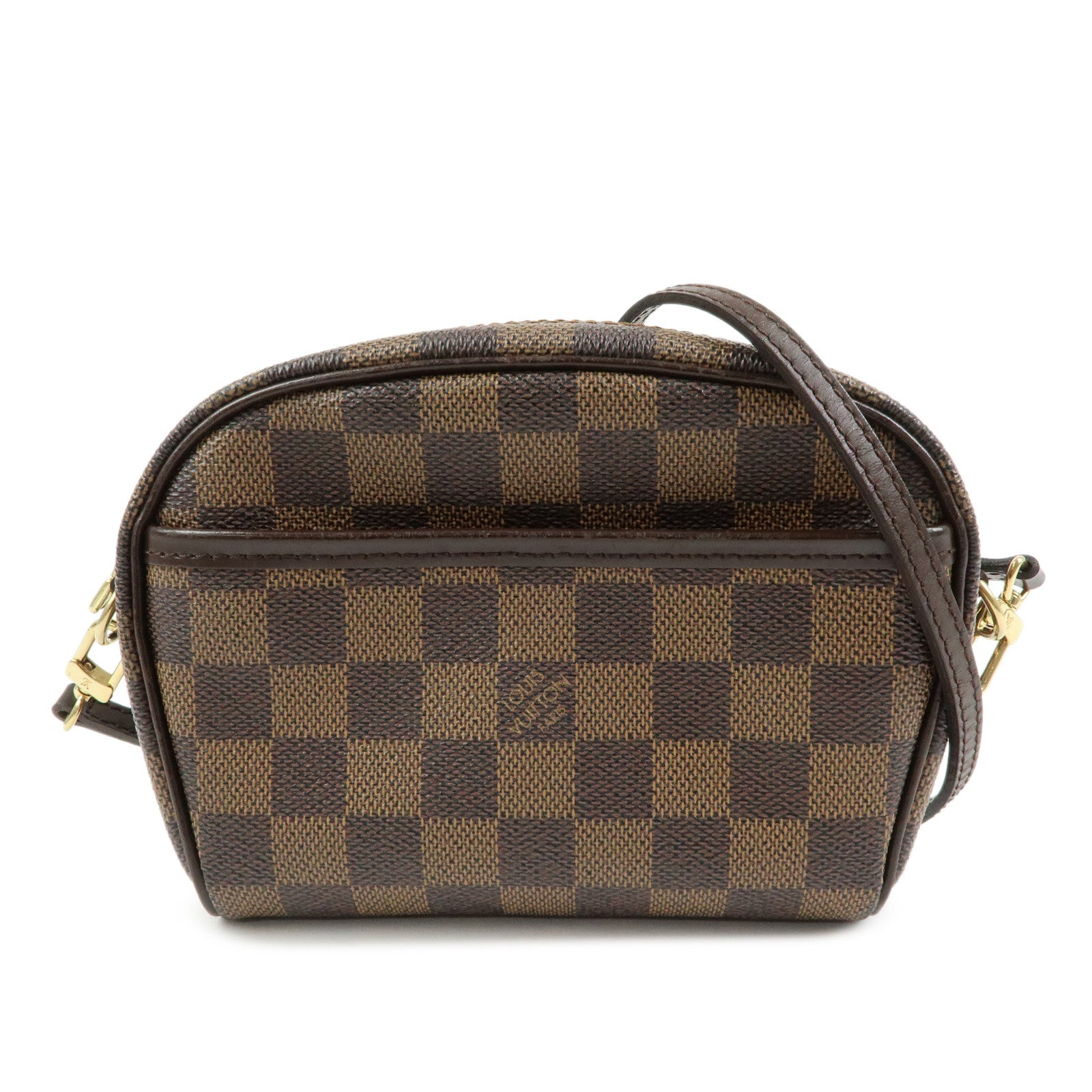 Louis Vuitton Damier Pochette Ipanema Shoulder Bag Ebene N51296