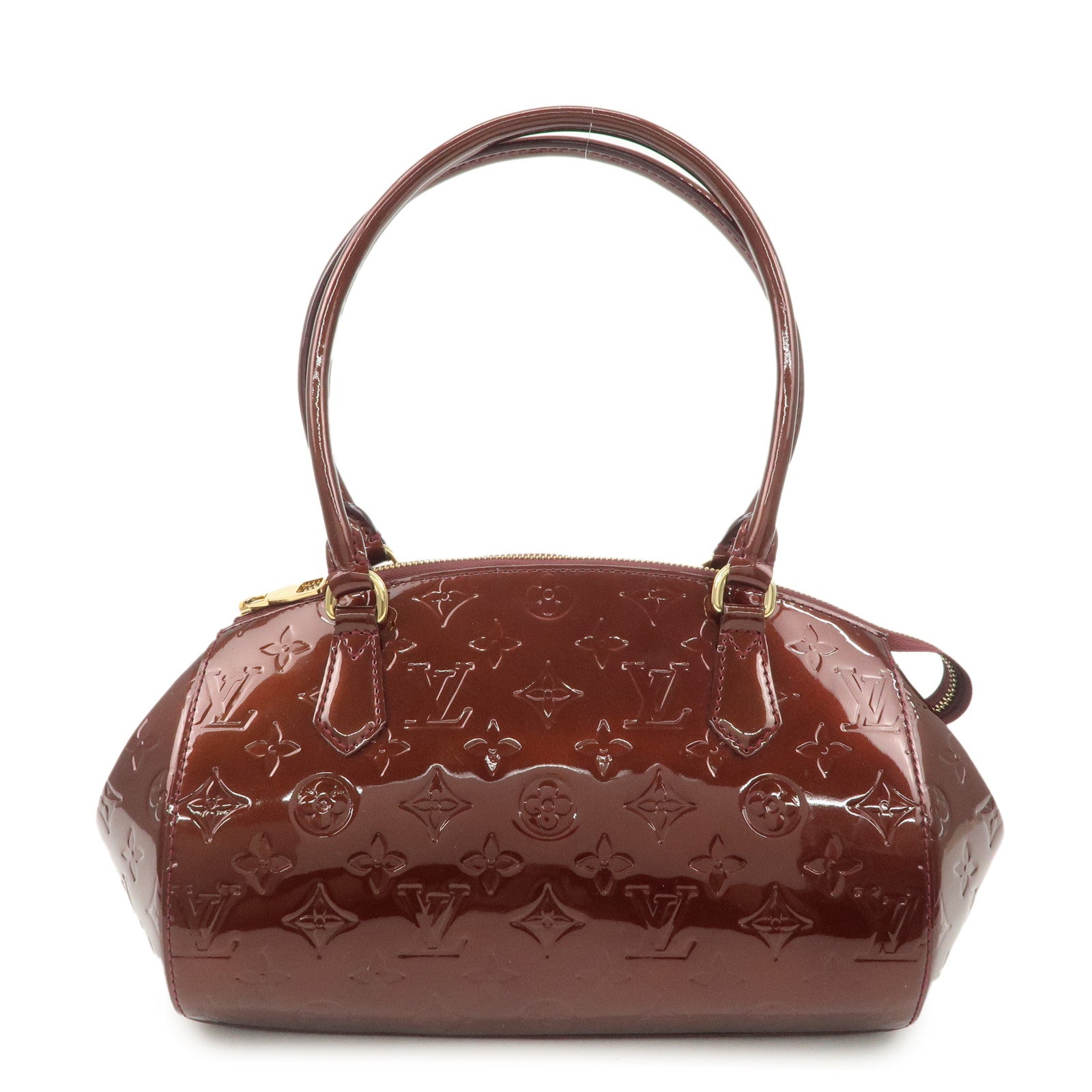Louis Vuitton Monogram Vernis Sherwood PM Rouge Forvist M91492 Used
