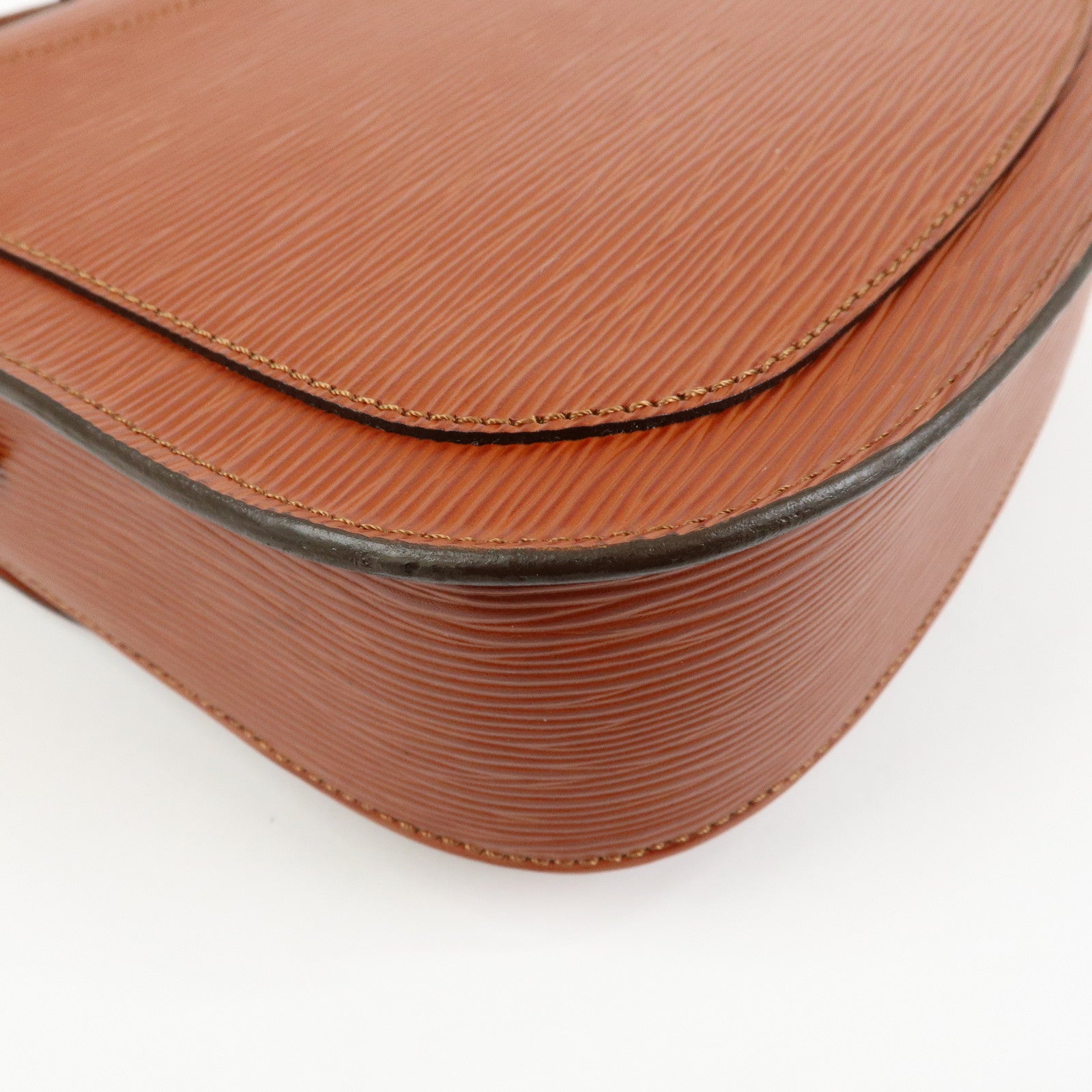 Louis Vuitton Epi Saint Cloud Shoulder Bag Kenya Brown M52193