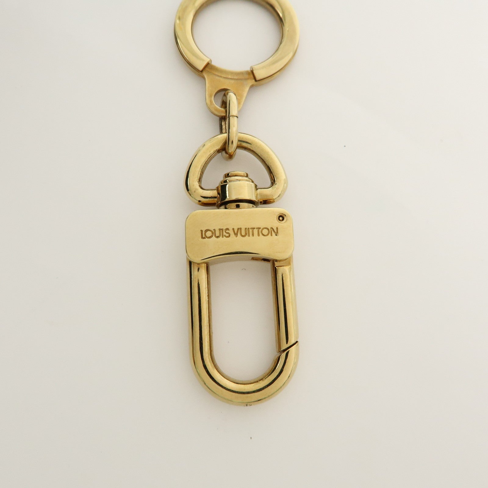 Louis Vuitton Set of 2 Anocles Key Chain Bag Charms Gold M62694