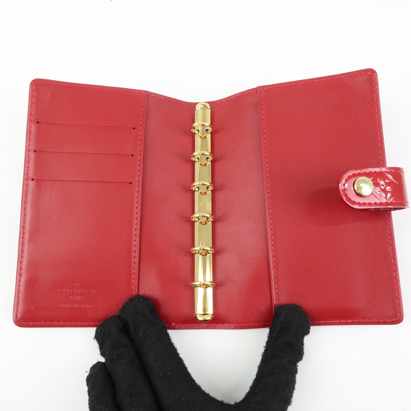 Louis Vuitton Monogram Vernis Agenda PM Pomme d'Amour Red R21016