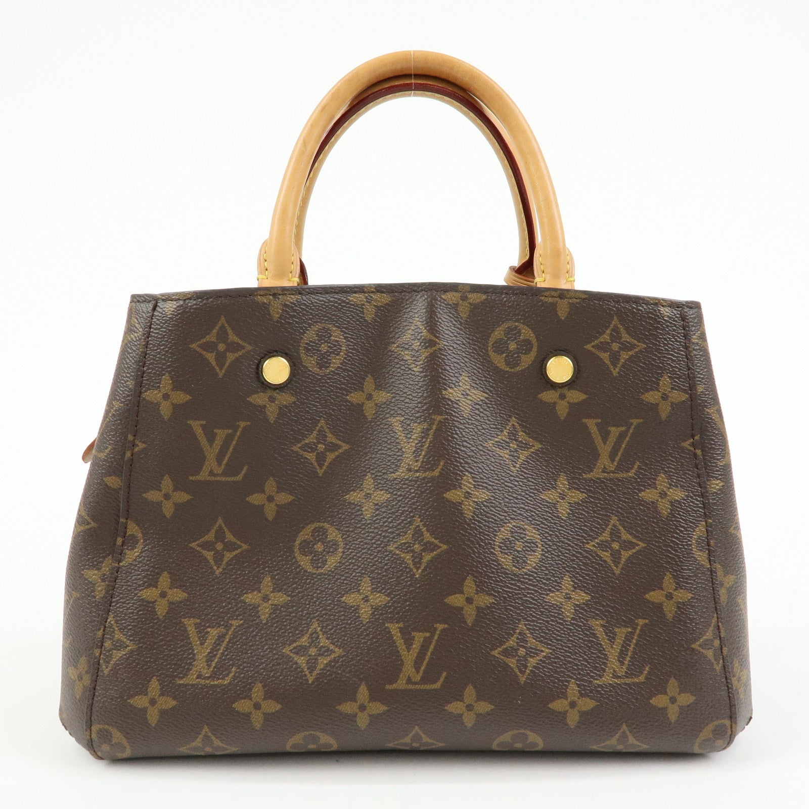 Louis Vuitton Monogram Montaigne BB 2Way Bag Hand Bag Brown M41055