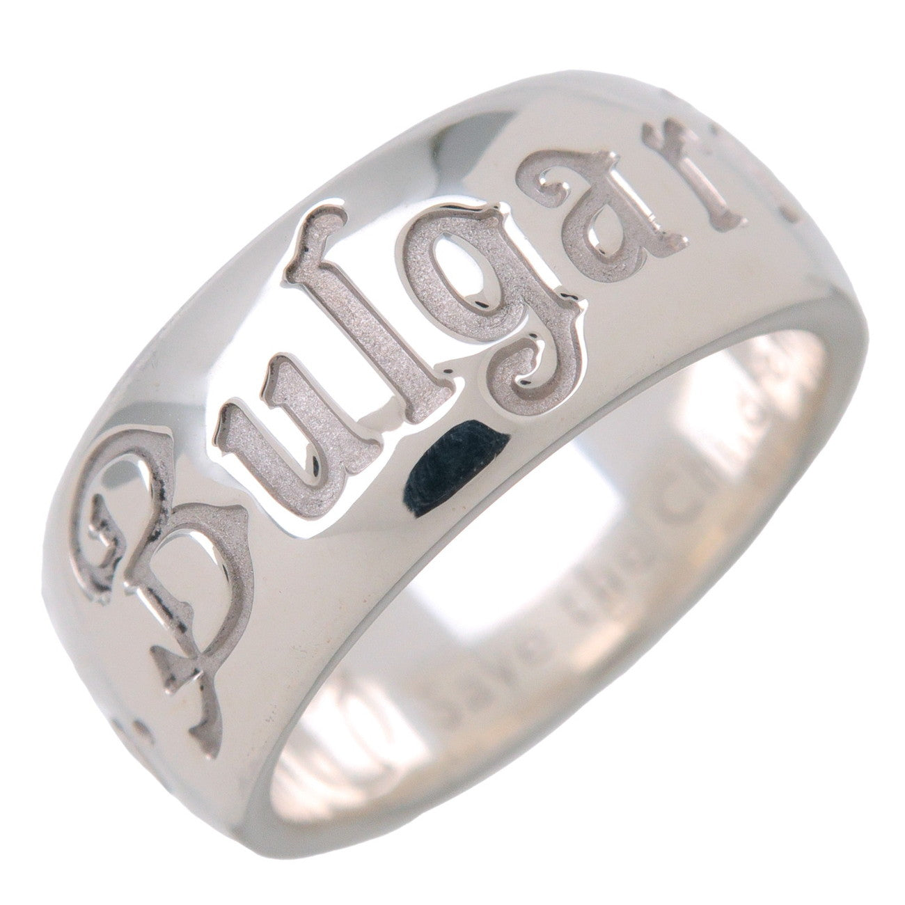 BVLGARI B-Zero1 Save the Children Ring SV925 Silver #51 US5.5 HK11