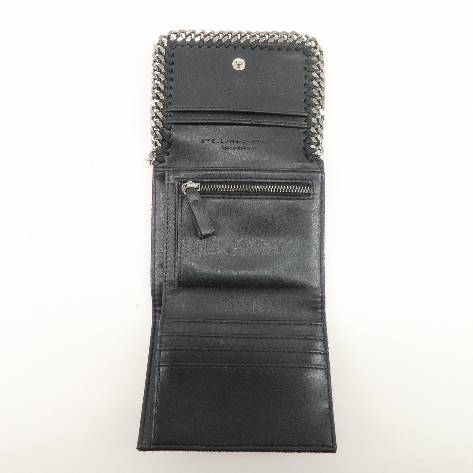 STELLA MCCARTNEY Falabella Imitation Leather Small Flap Wallet