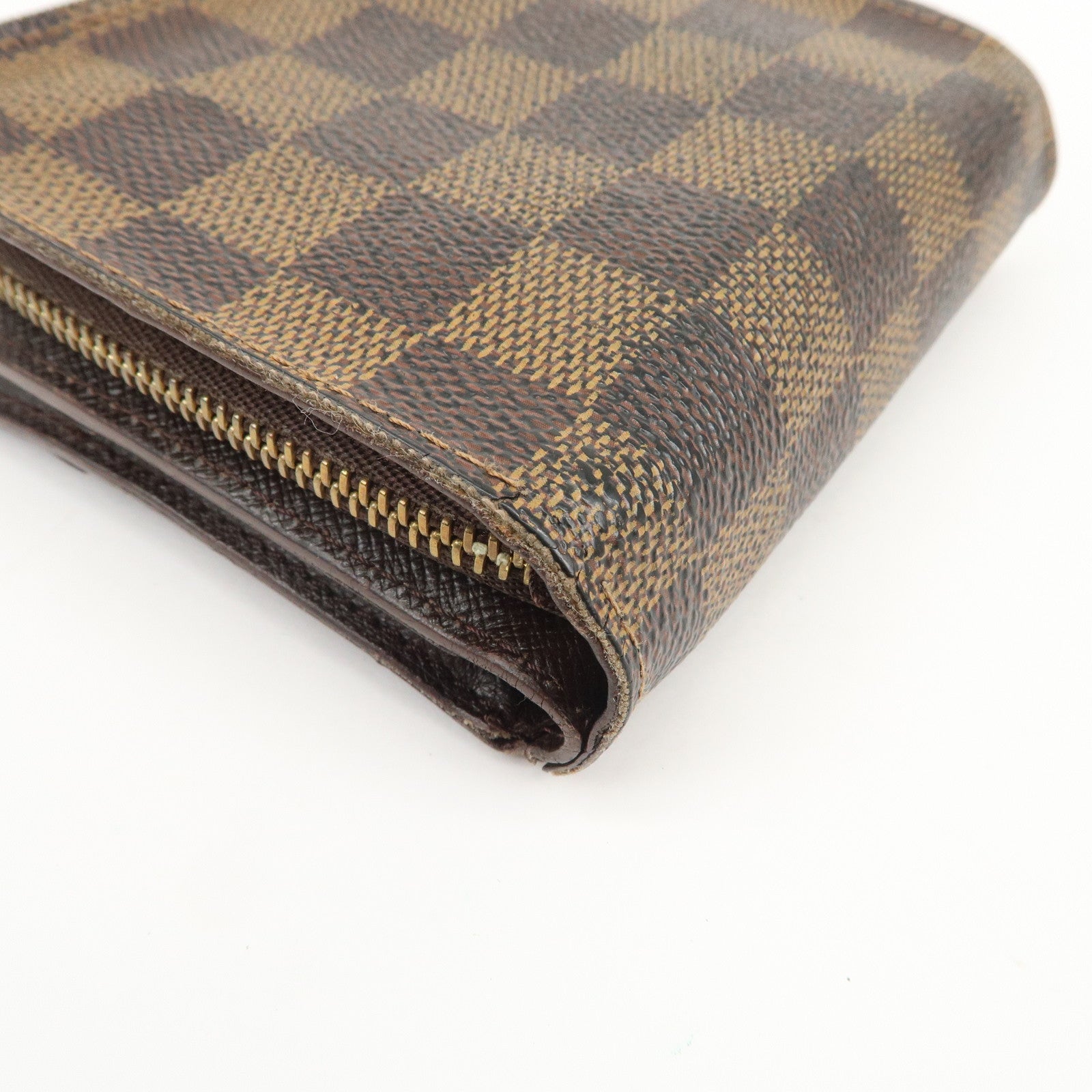 Louis Vuitton Damier Compact Zippy Bi-fold Small Wallet N61668