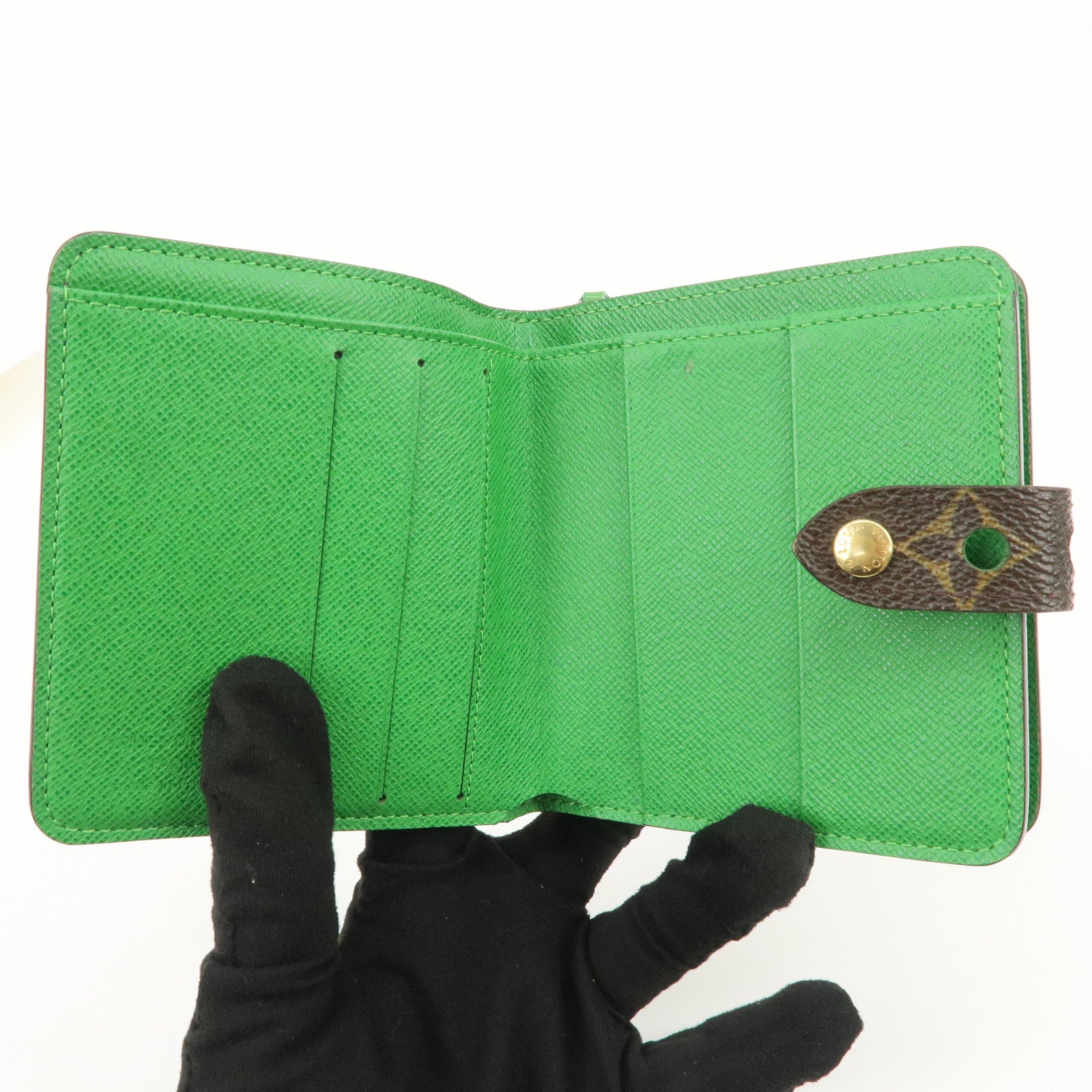 Louis Vuitton Monogram Perfor Compact Zip Bi-fold Wallet M95218