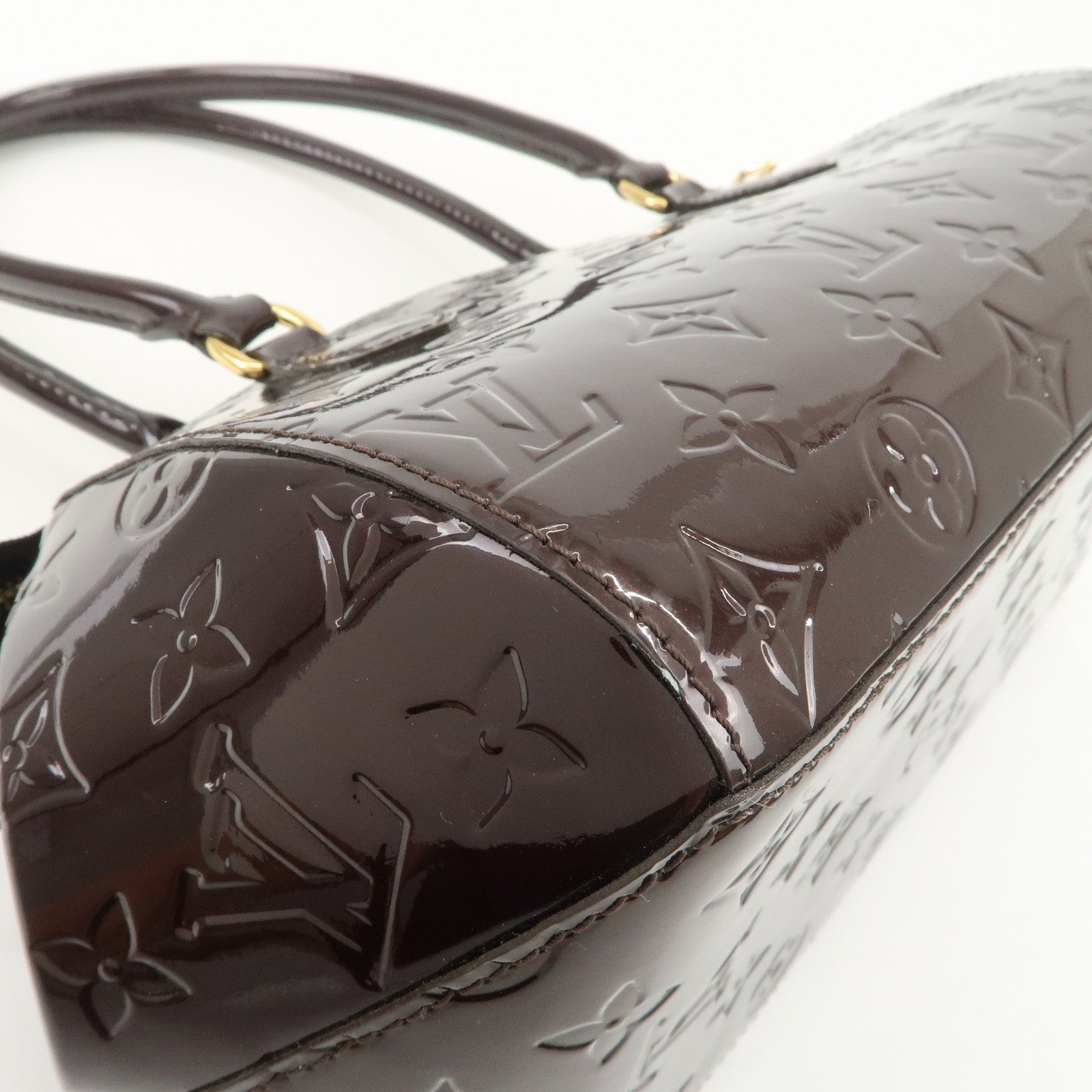 Louis Vuitton Monogram Vernis Leather Sherwood PM Hand Bag M91493
