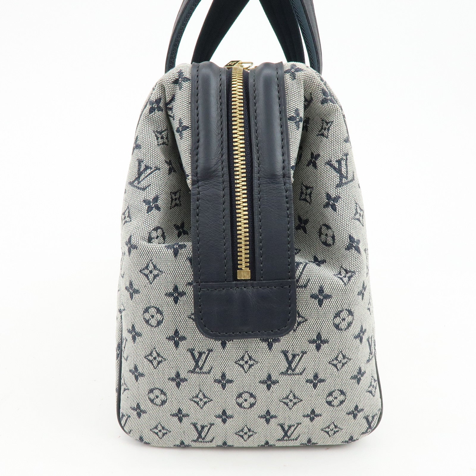 Louis Vuitton Monogram Mini Josephine GM Hand Bag Blue M92211