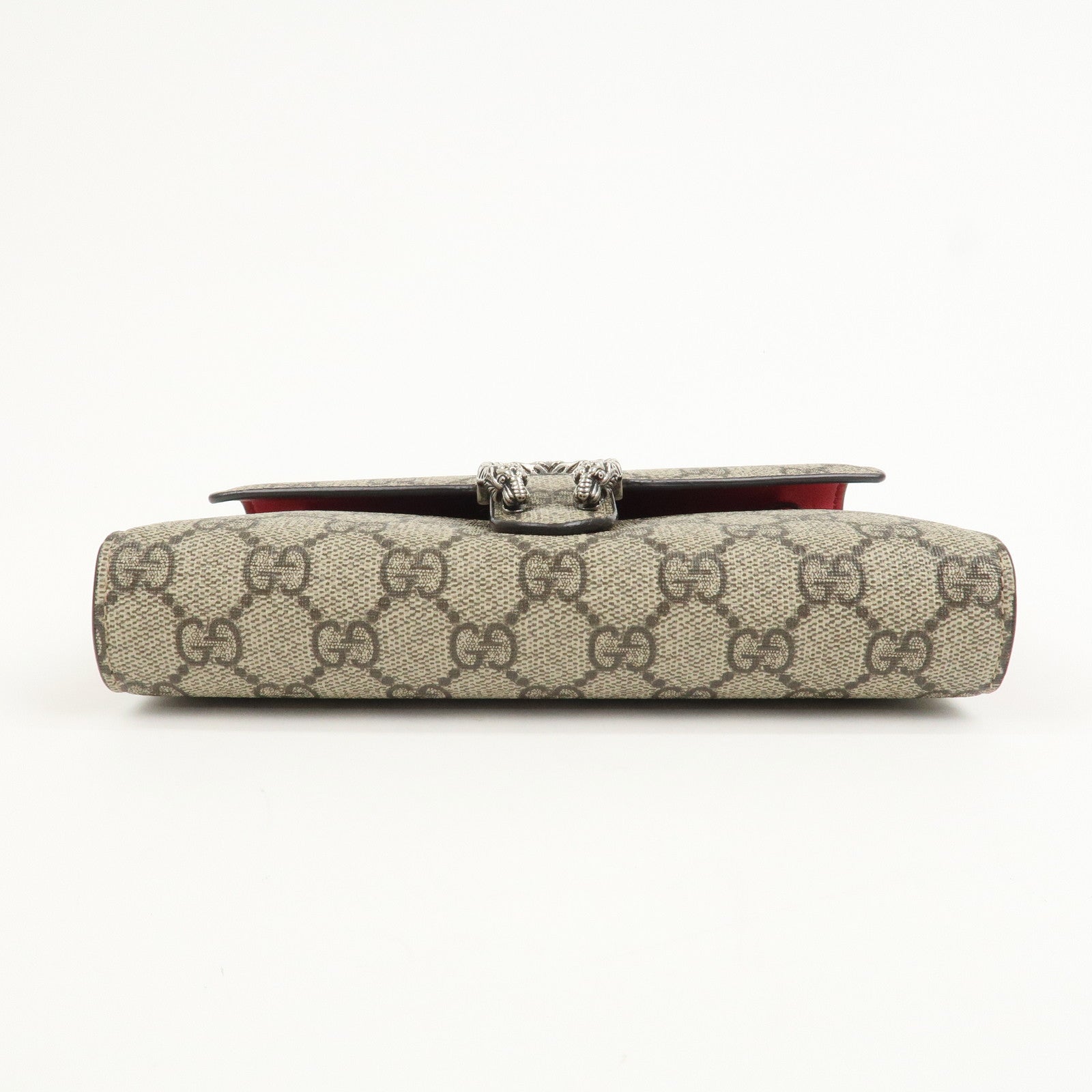 GUCCI Dionysus GG Supreme Chain Shoulder Bag Beige 401231